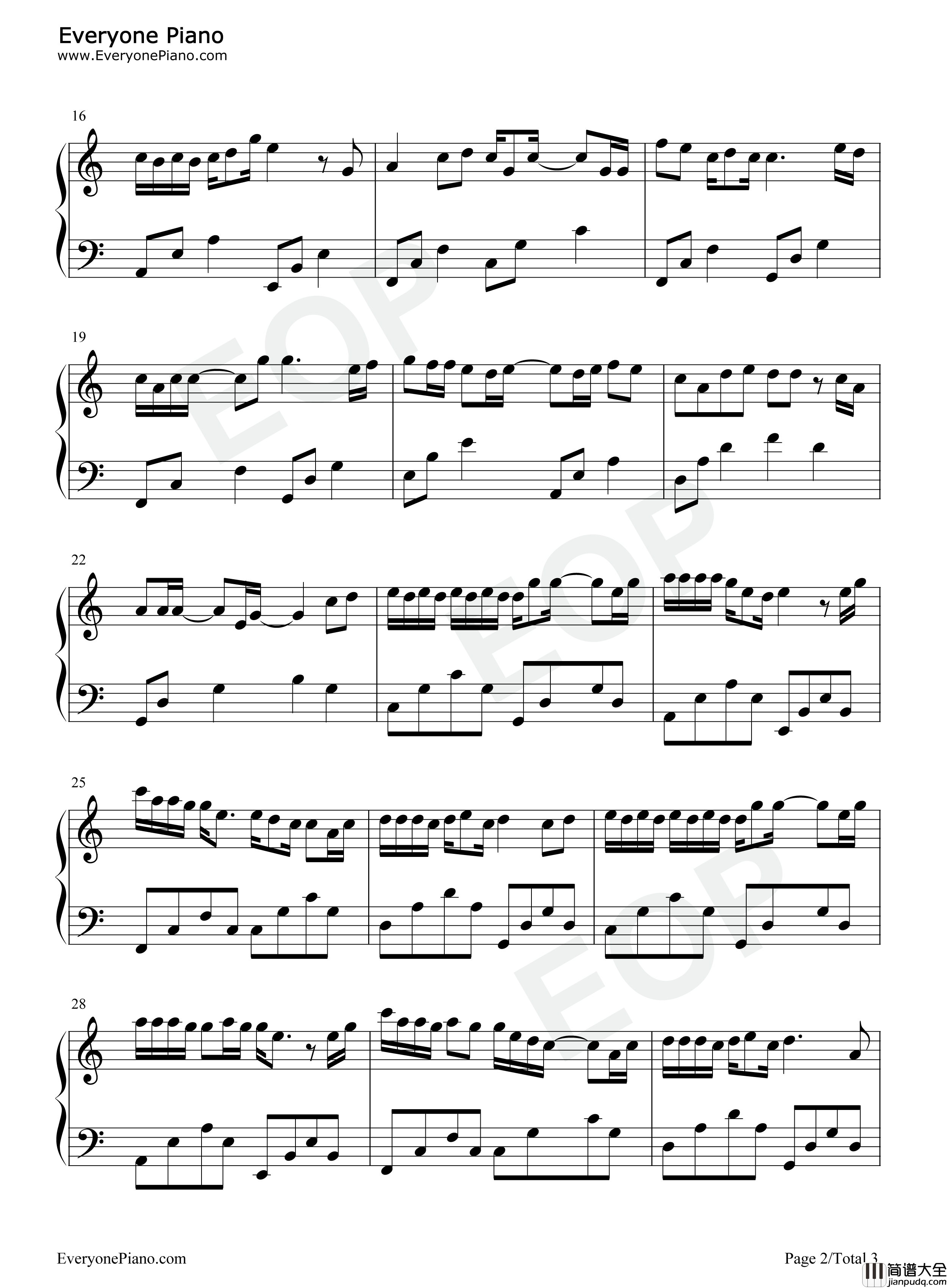 千千万万钢琴谱_深海鱼子酱