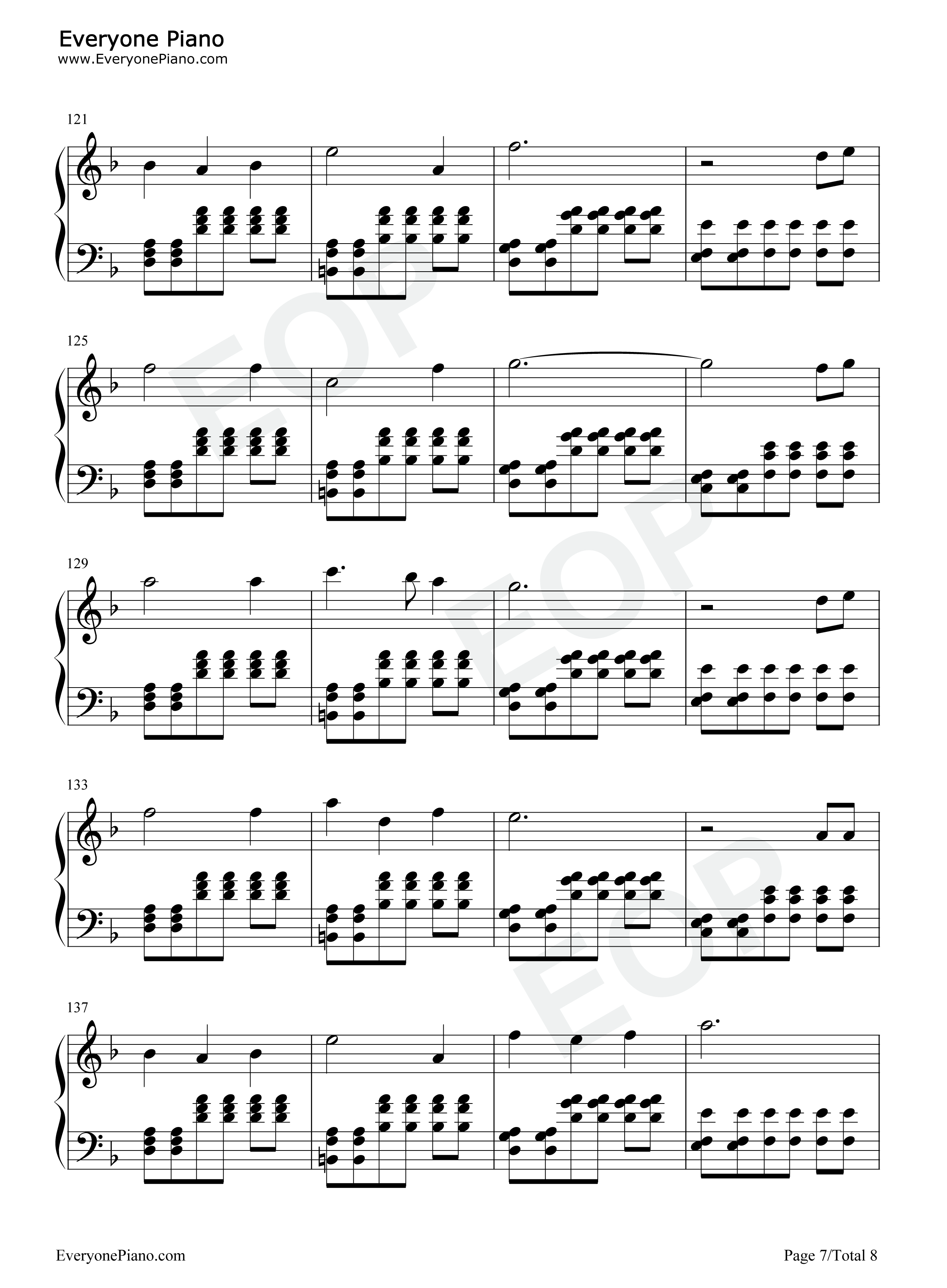 镜心之歌钢琴谱_邵夷贝