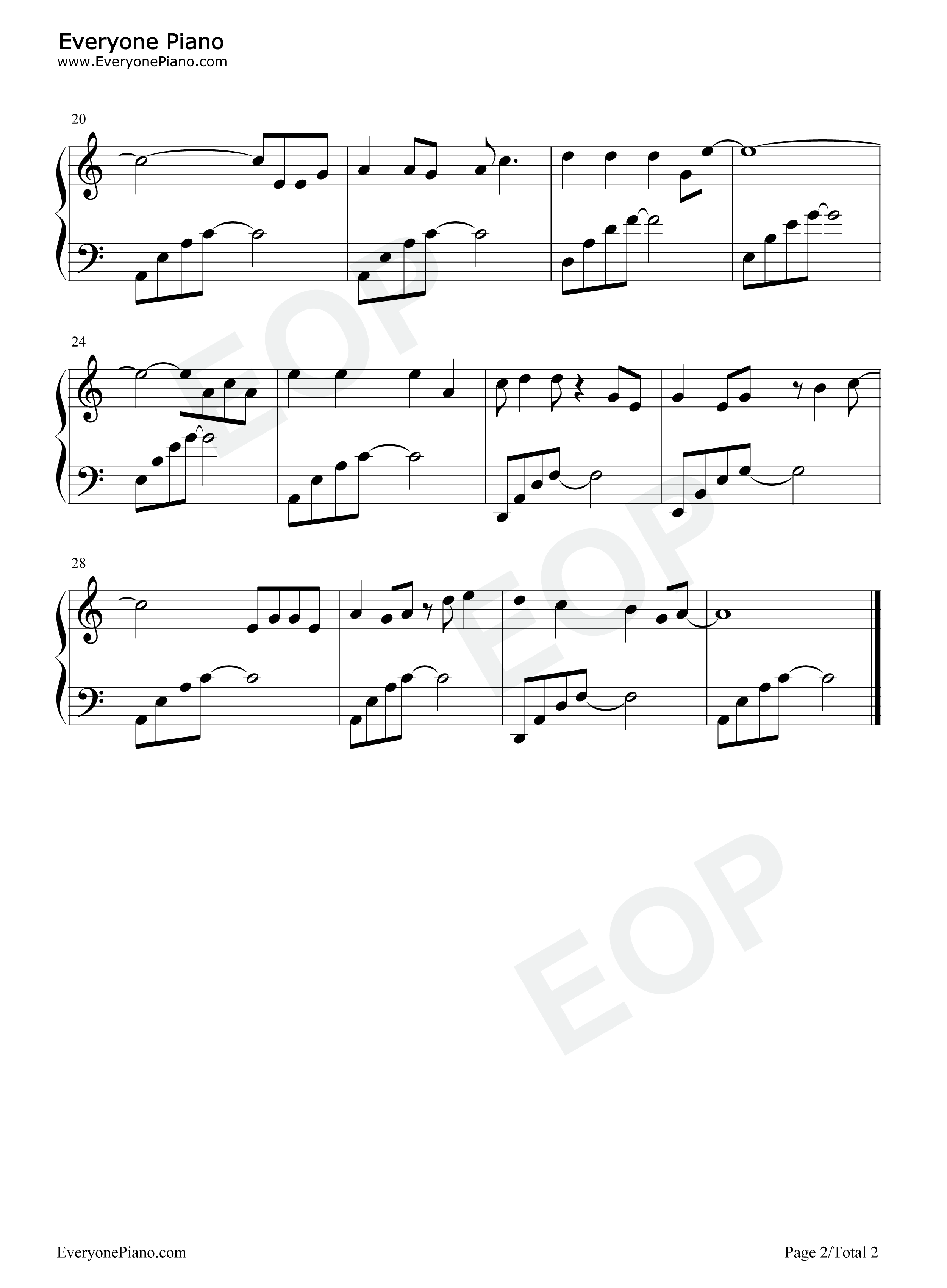 越人歌钢琴谱_河图