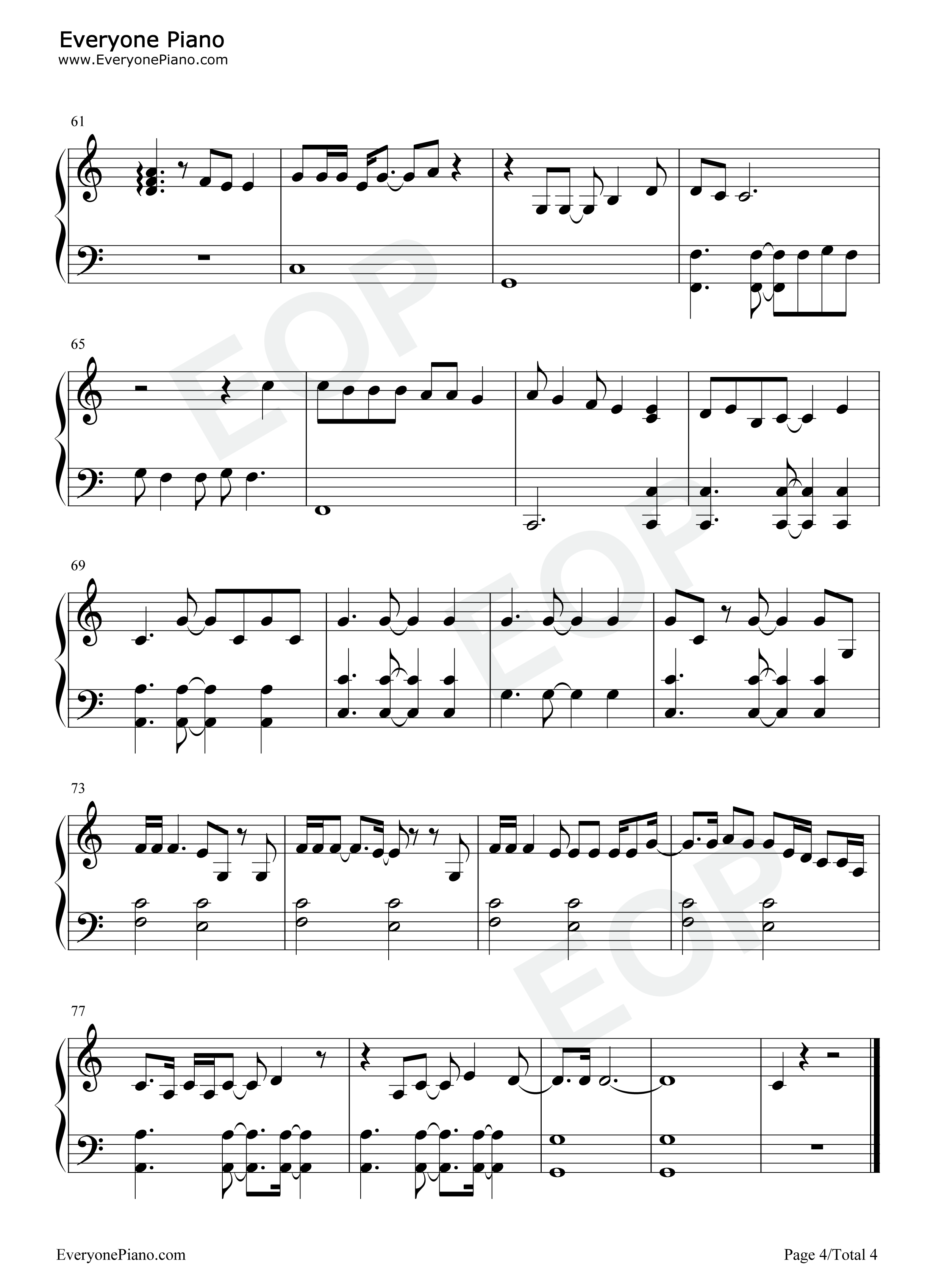 River钢琴谱_Olivia_Rodrigo