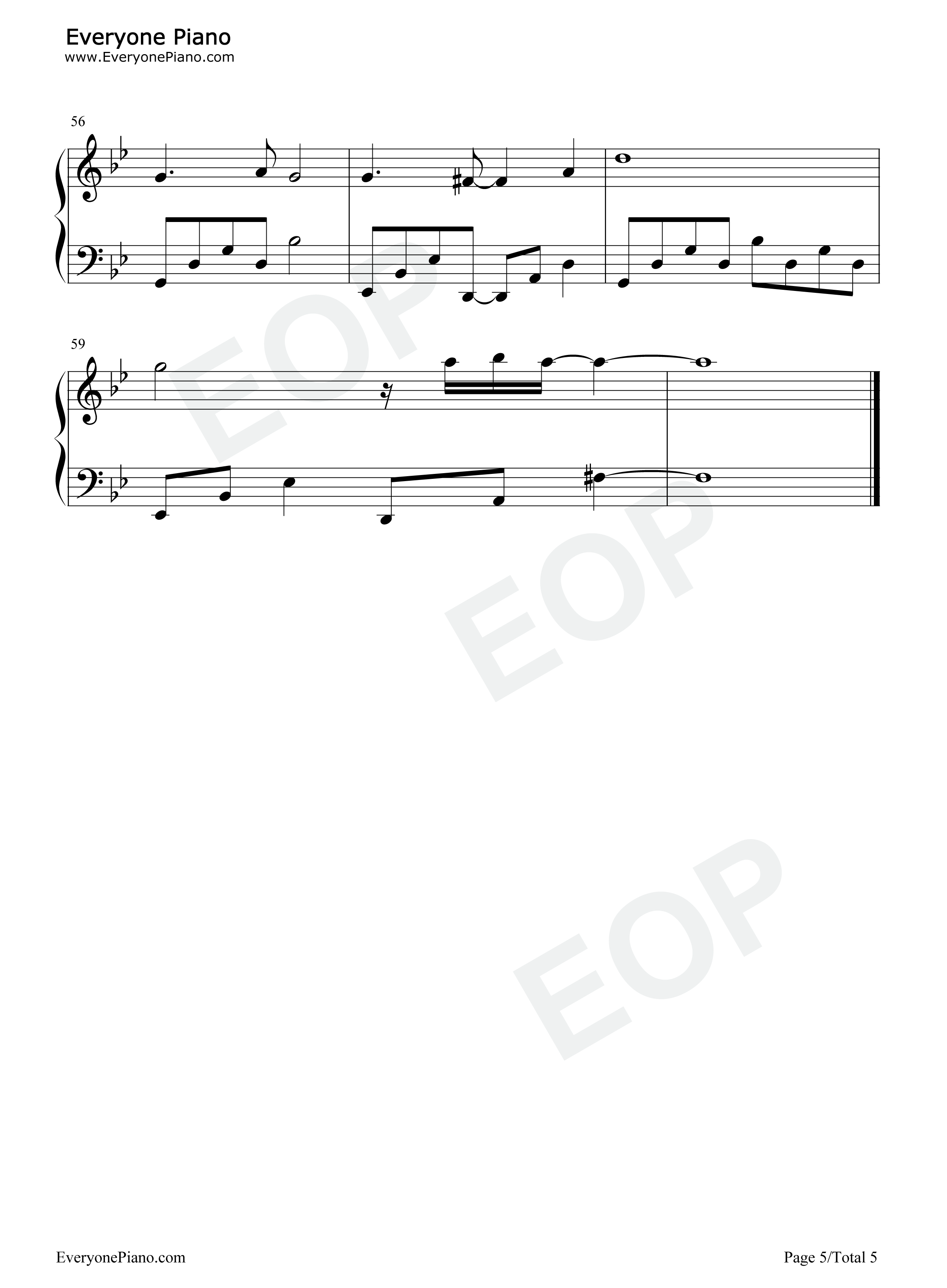 万国觉醒钢琴谱_邓紫棋