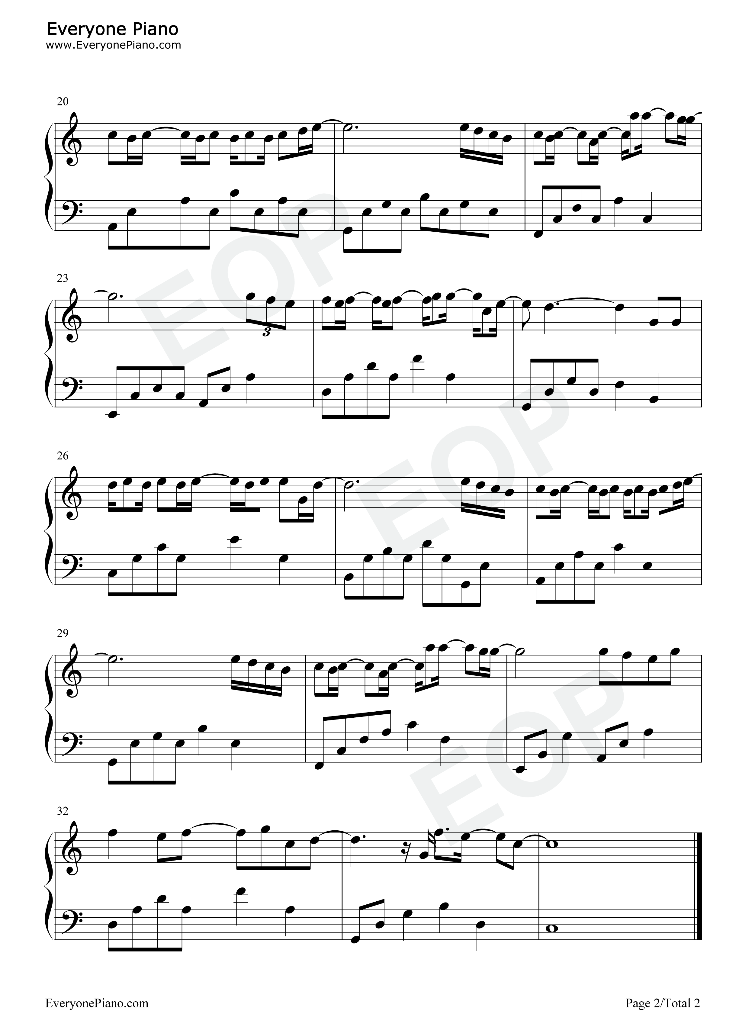 如果能幸福钢琴谱_周兴哲