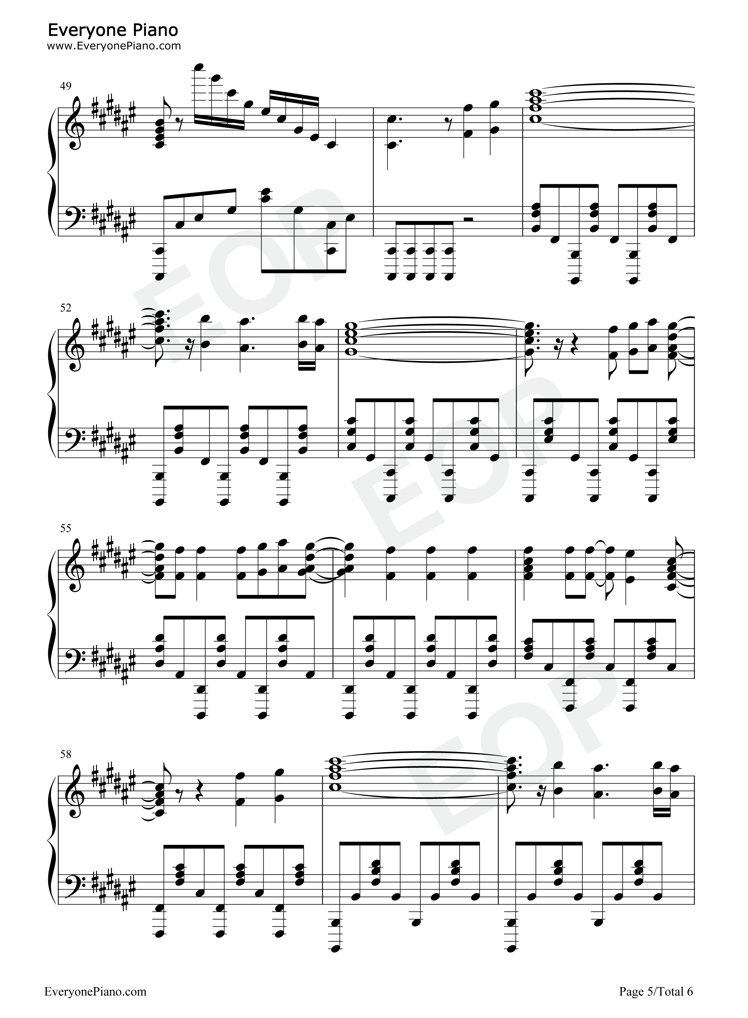 バケモノと呼ばれて钢琴谱_藤川千爱