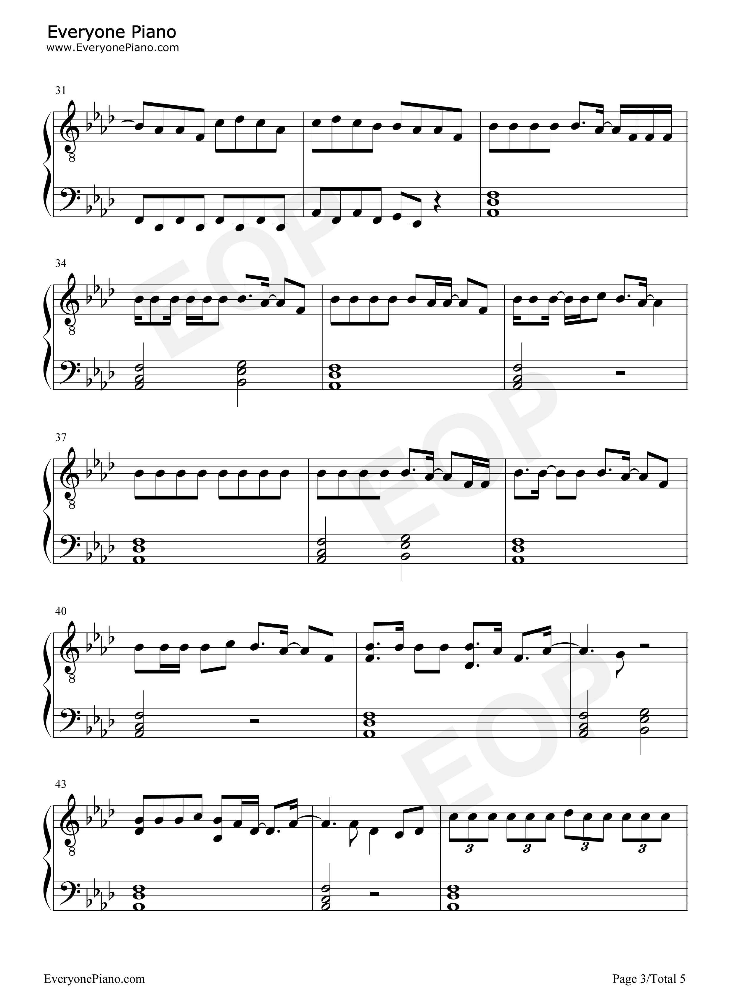 My_Exs_Best_Friend钢琴谱_Machine_Gun_Kelly_Blackbear