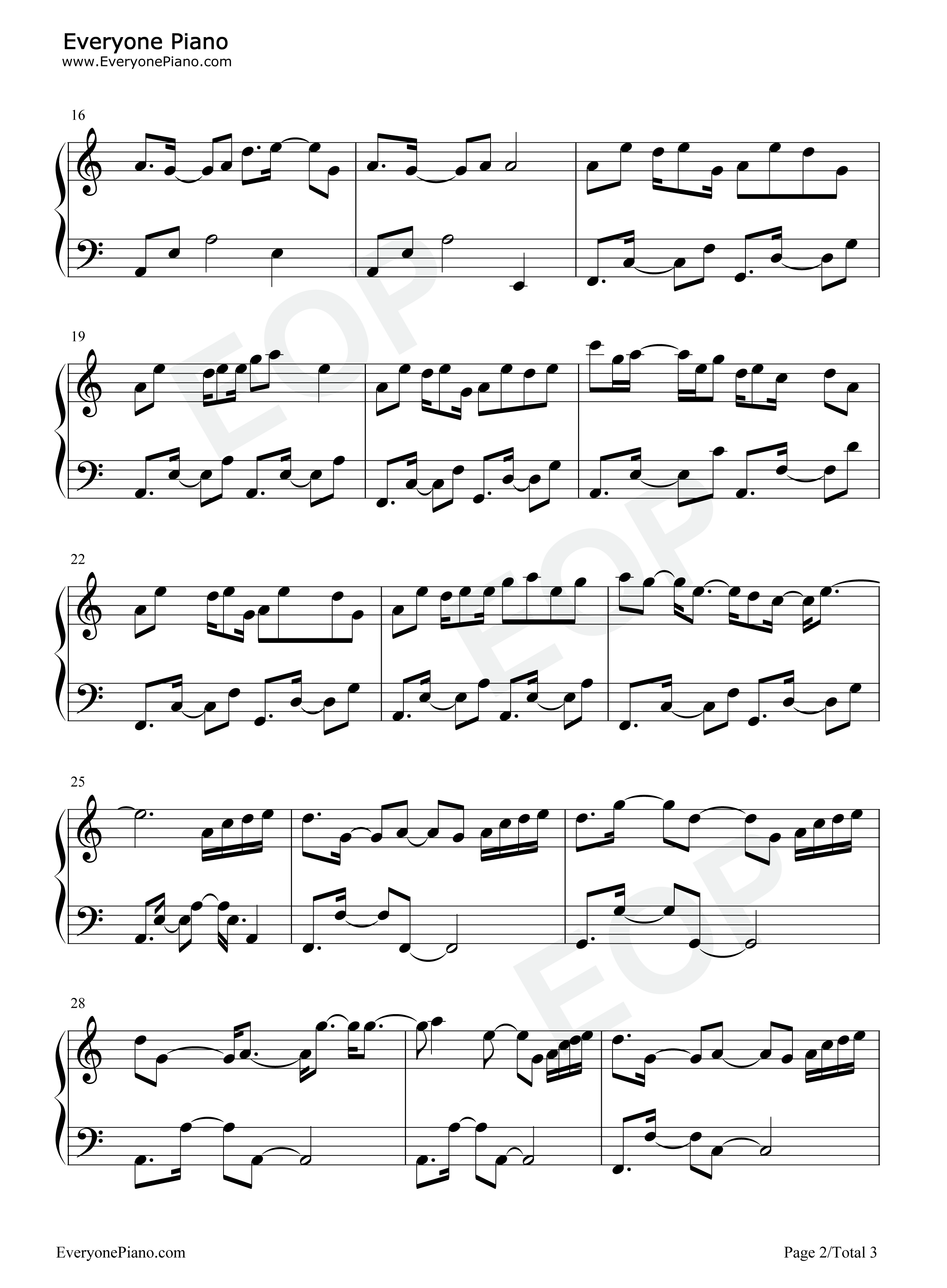 水上灯钢琴谱_Braska