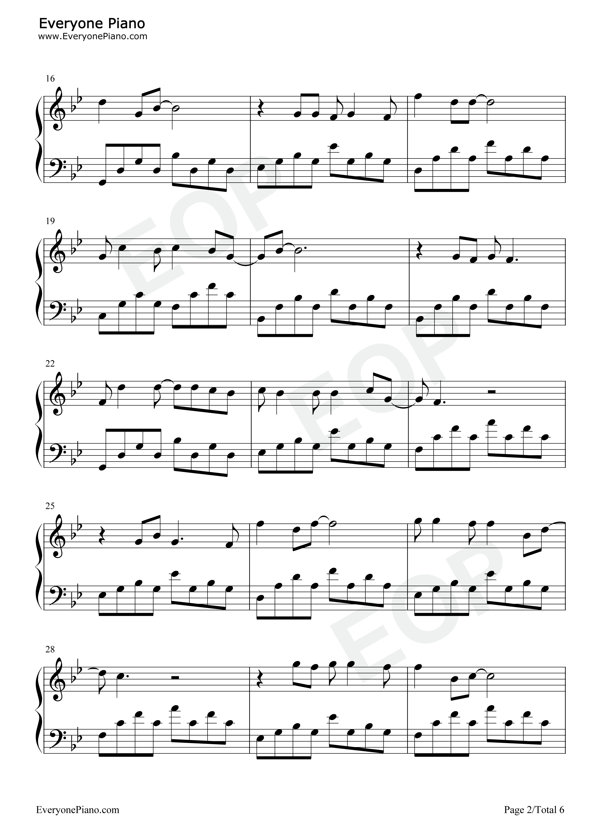 送你一朵小红花钢琴谱_赵英俊