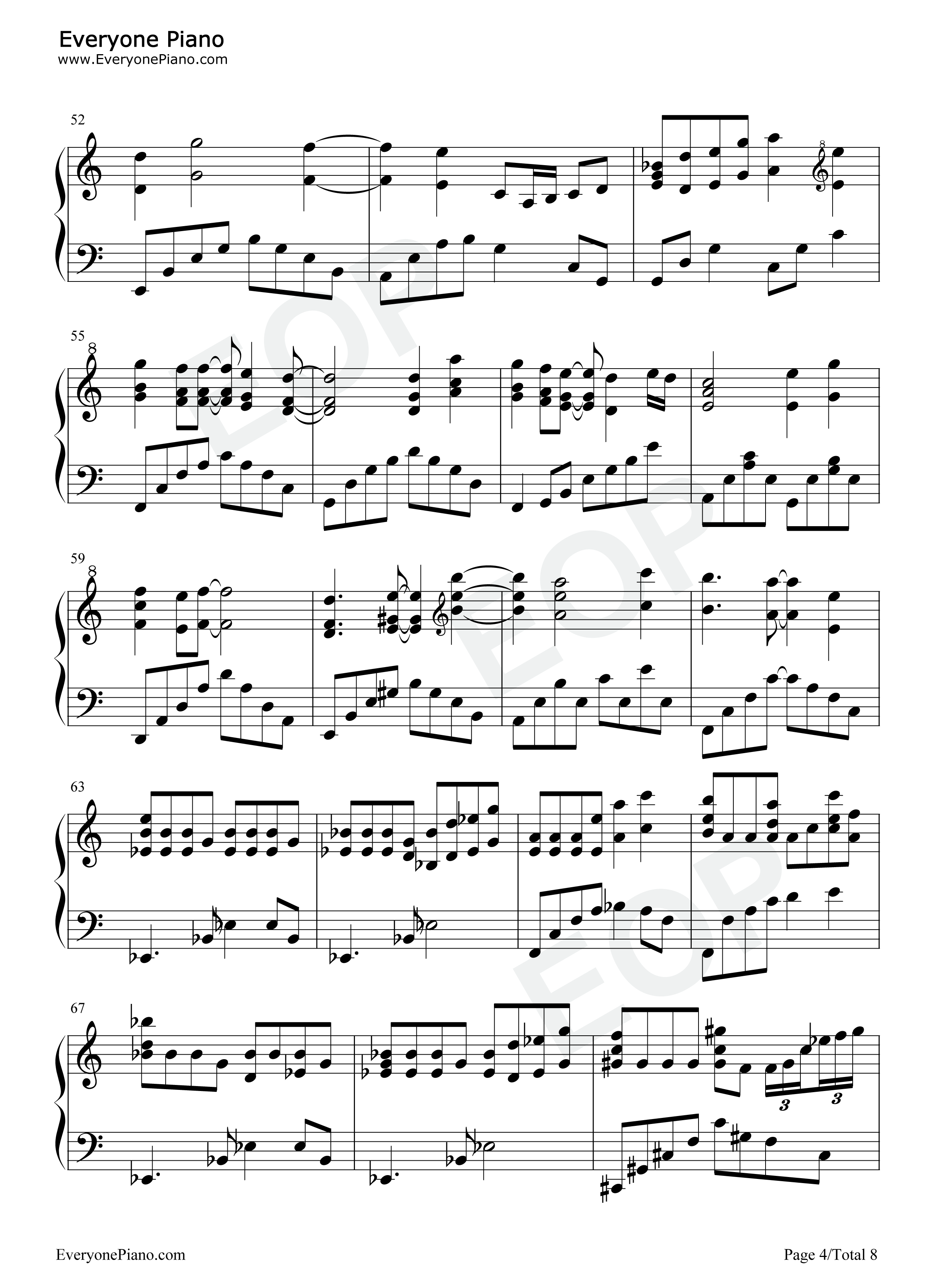 怜城辞钢琴谱_鹿晗