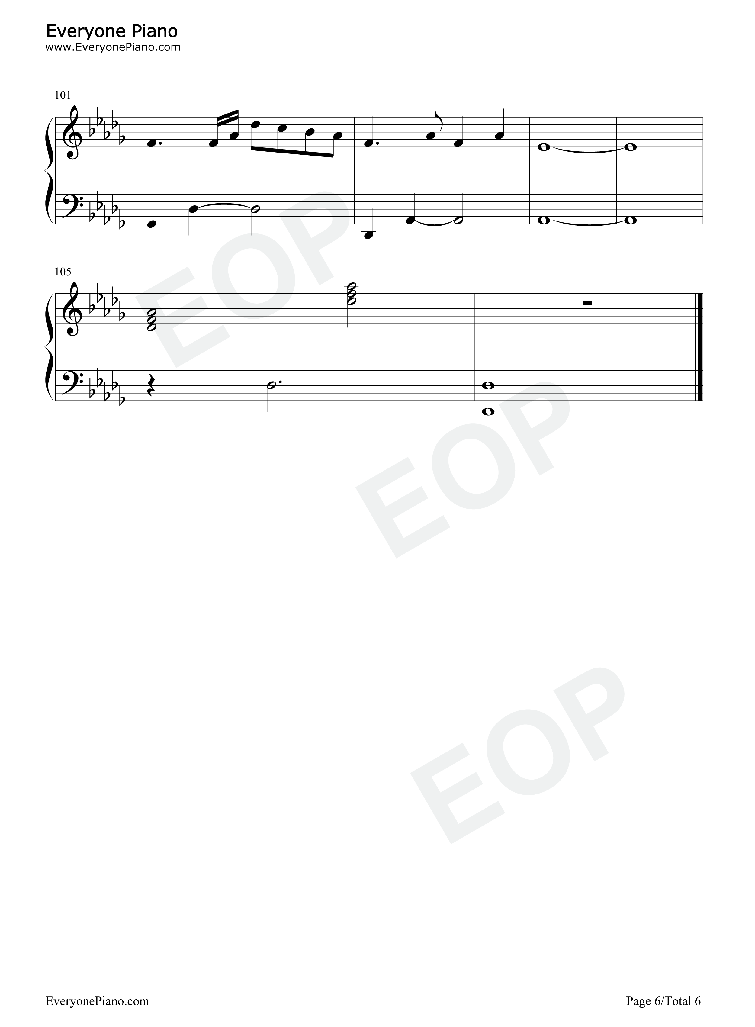 I_Will_Follow_You_Into_the_Dark钢琴谱_Yungblud_Halsey