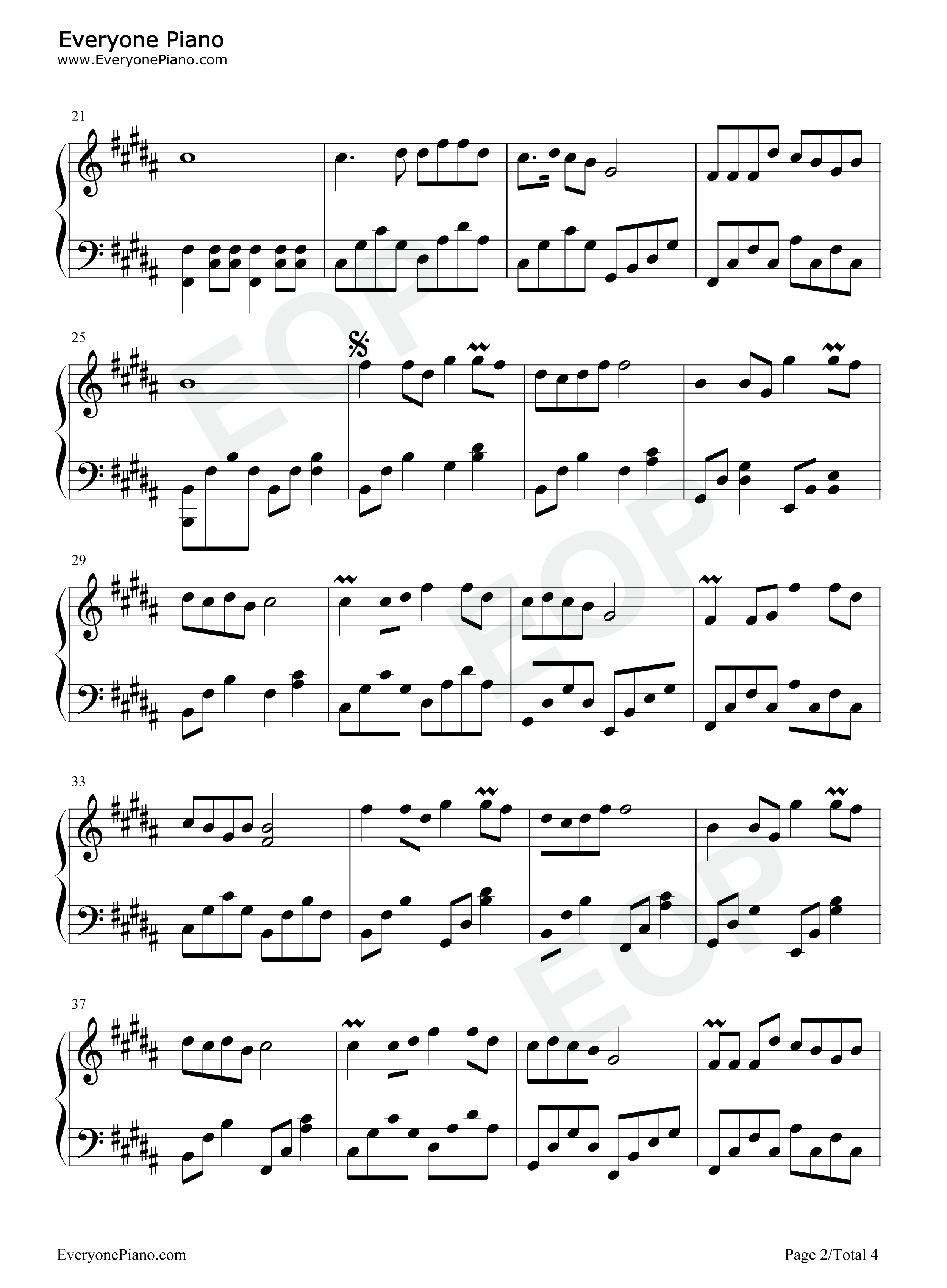 最亲的人钢琴谱_岳云鹏