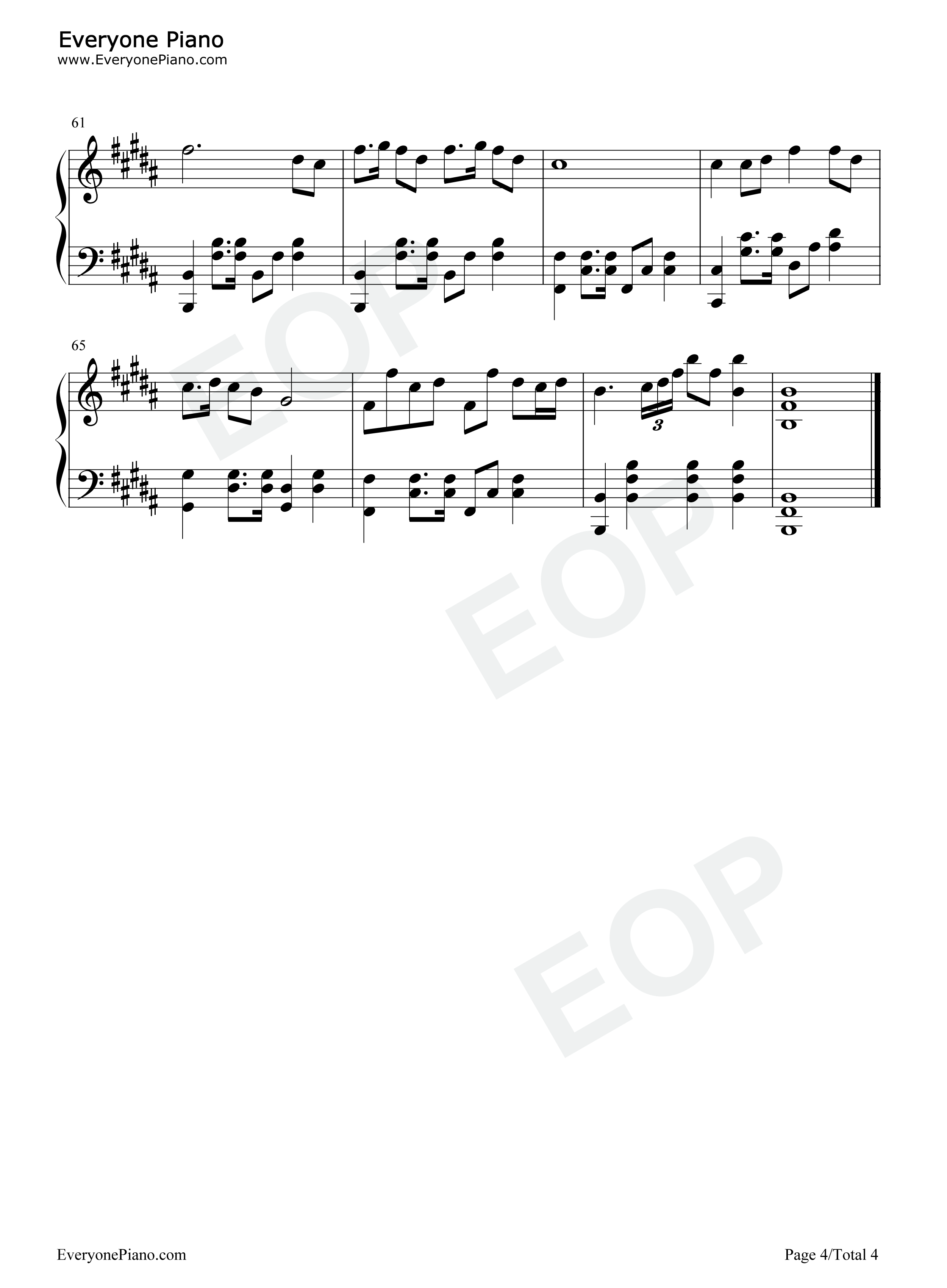 最亲的人钢琴谱_岳云鹏