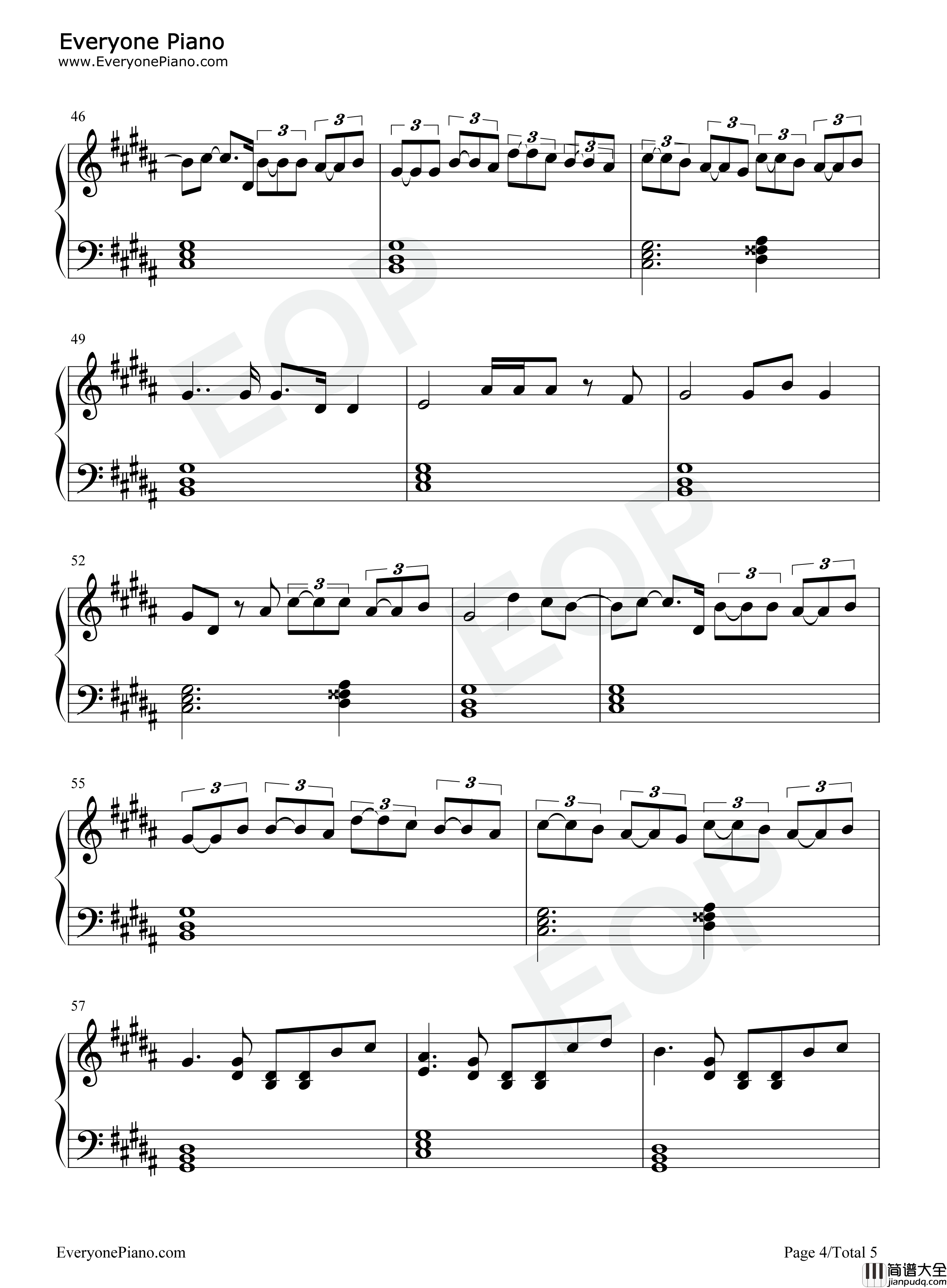 The_Bakery钢琴谱_Melanie_Martinez