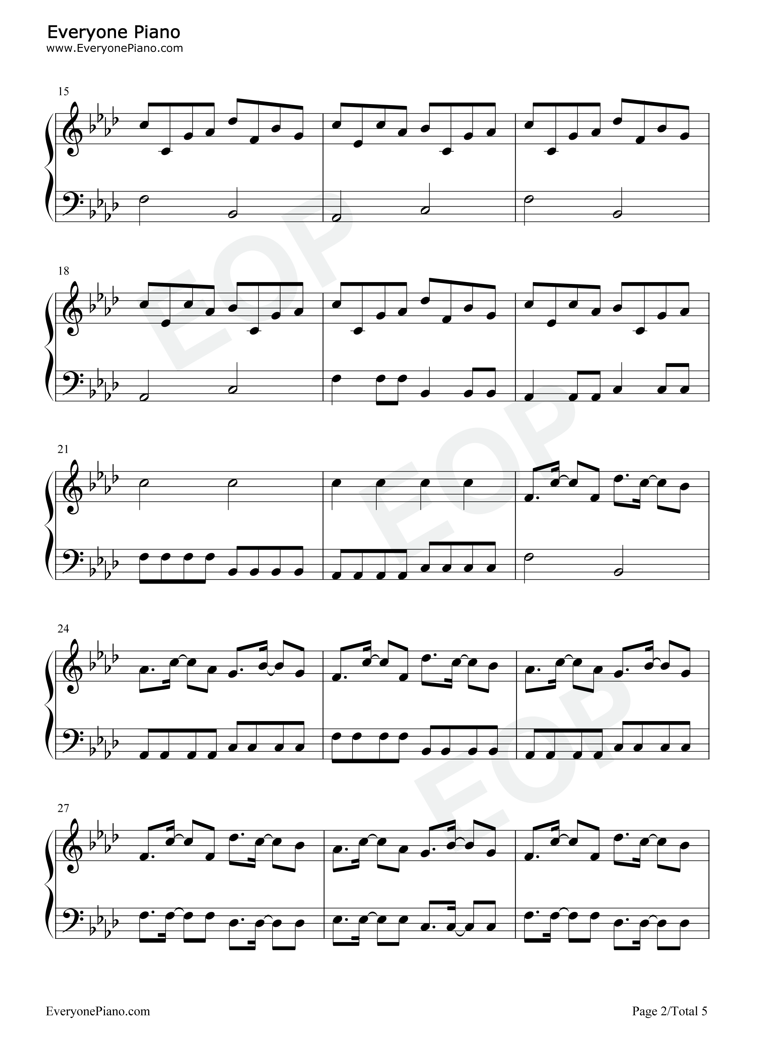 Sorry钢琴谱_Alan_Walker_ISAK