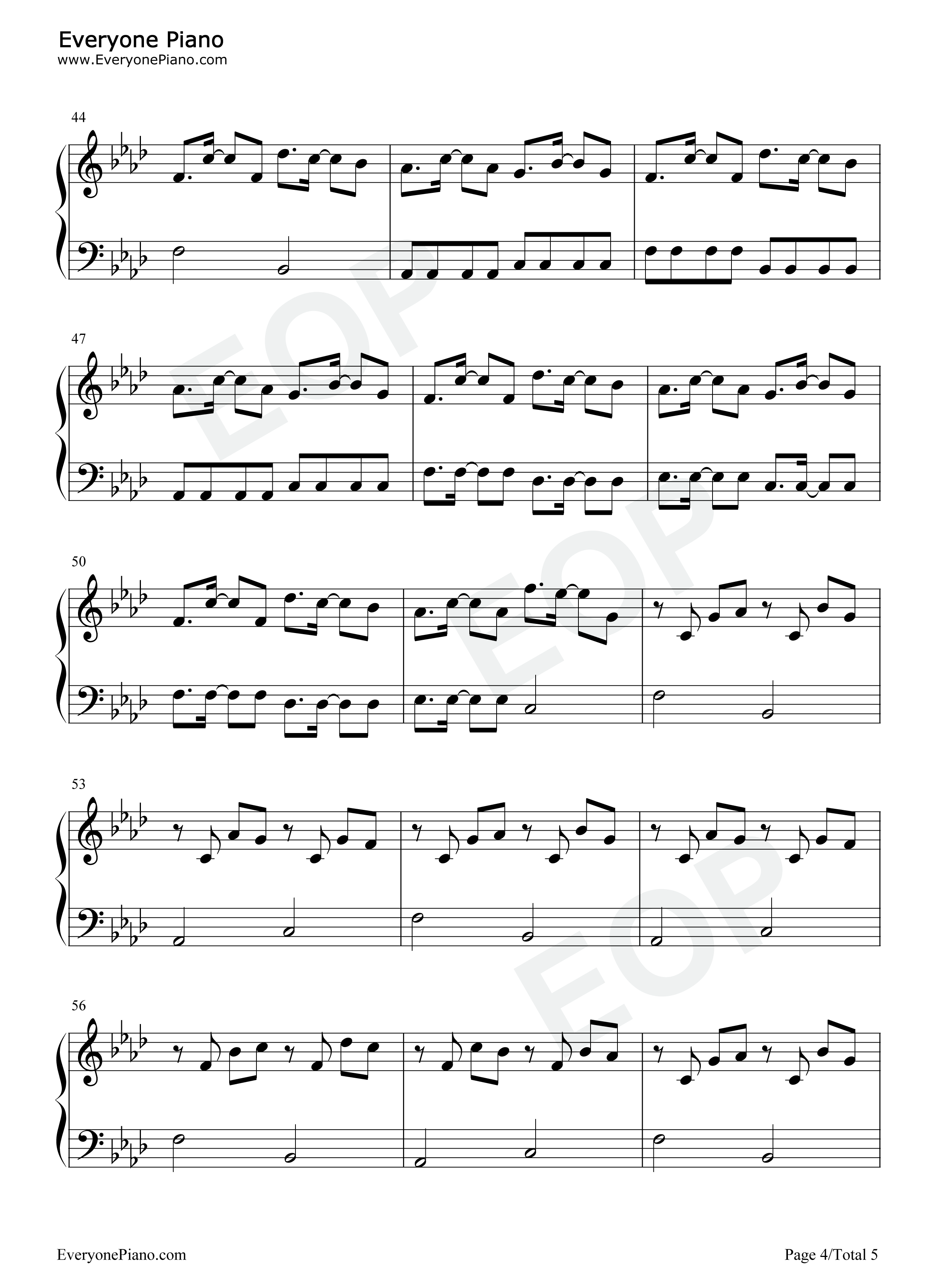 Sorry钢琴谱_Alan_Walker_ISAK