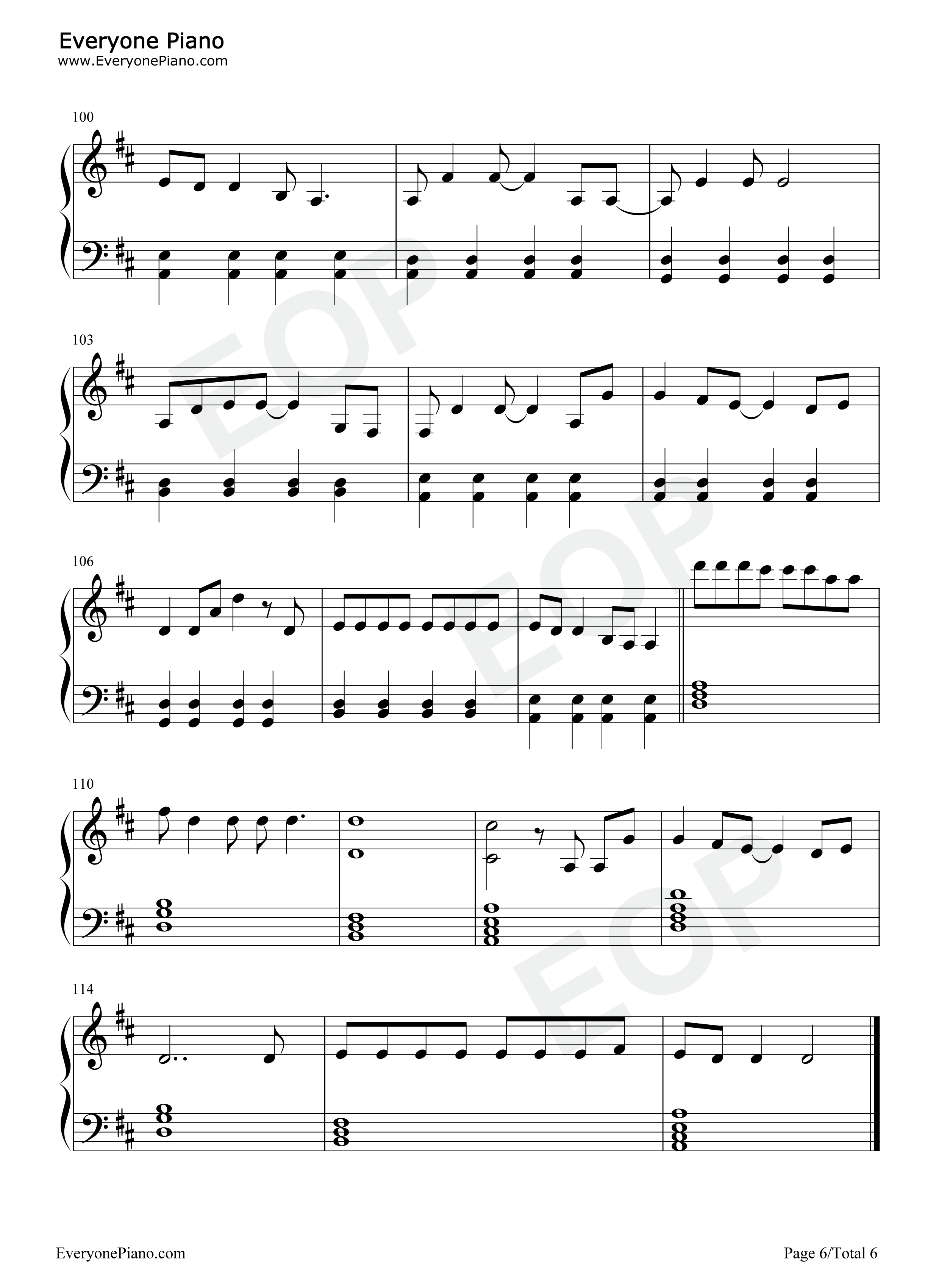 Black_and_White钢琴谱_Niall_Horan