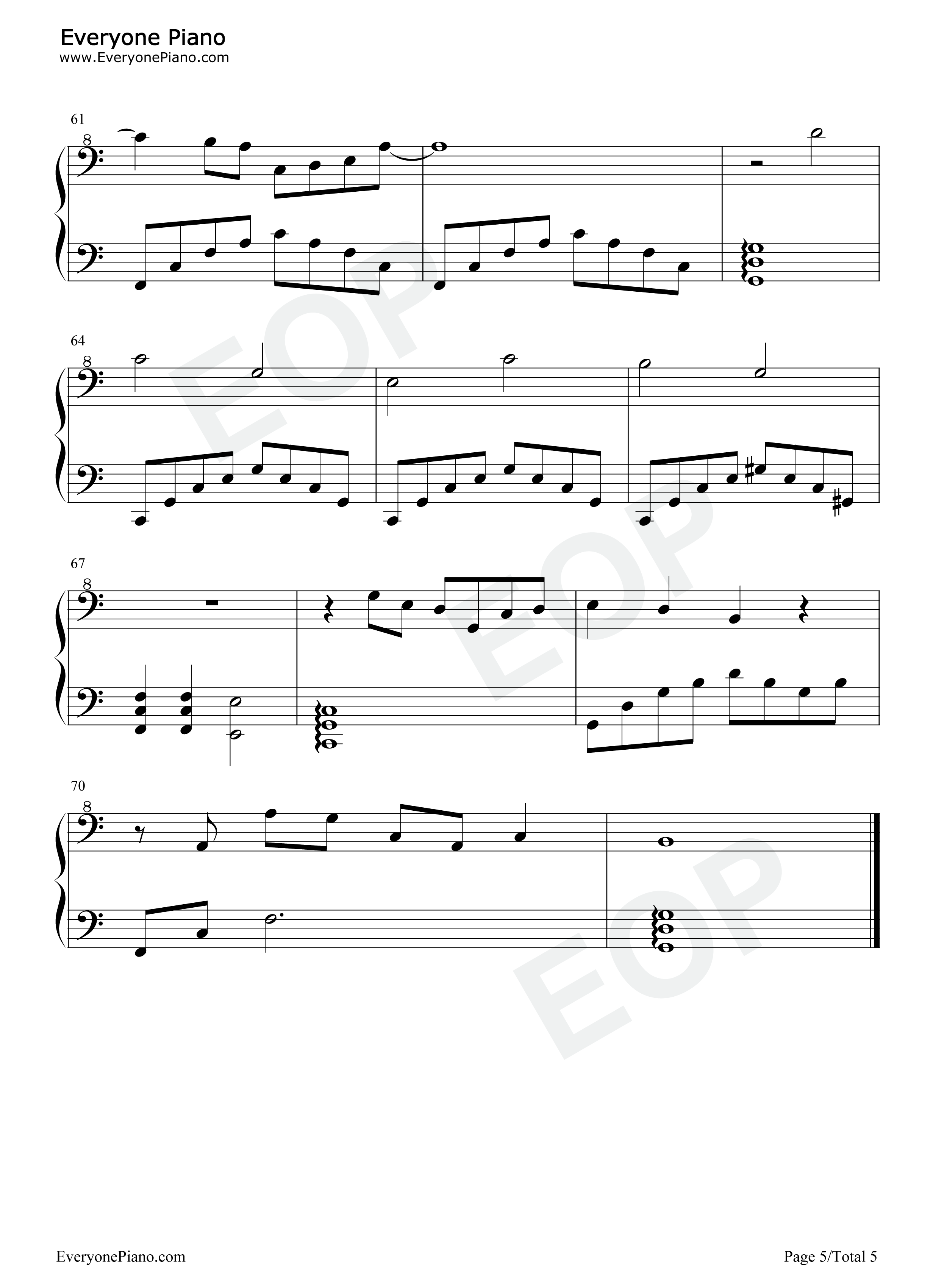 资深庸才钢琴谱_周深_王子