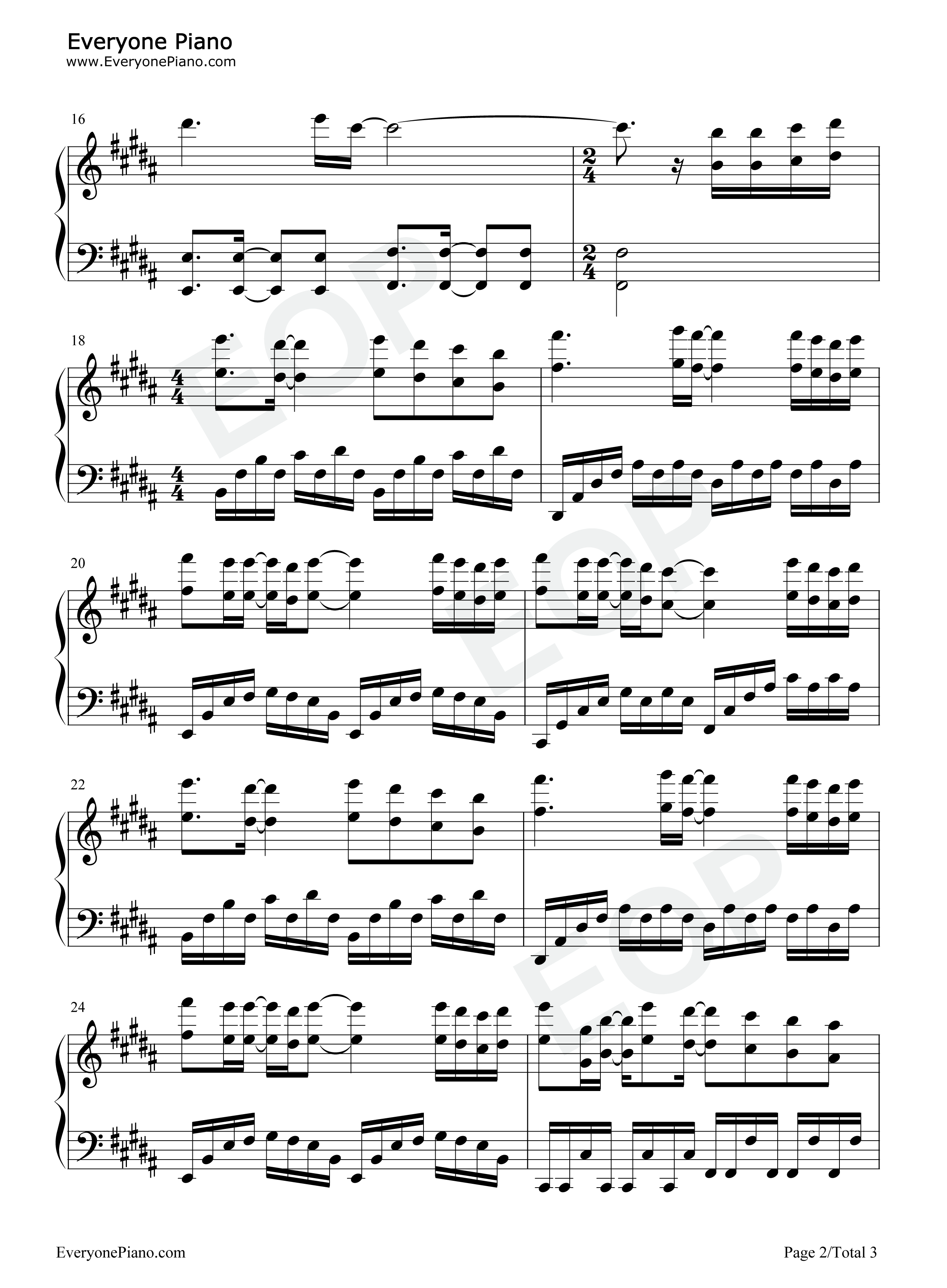 傲立云端钢琴谱_高泰宇_敖子逸_刘润南