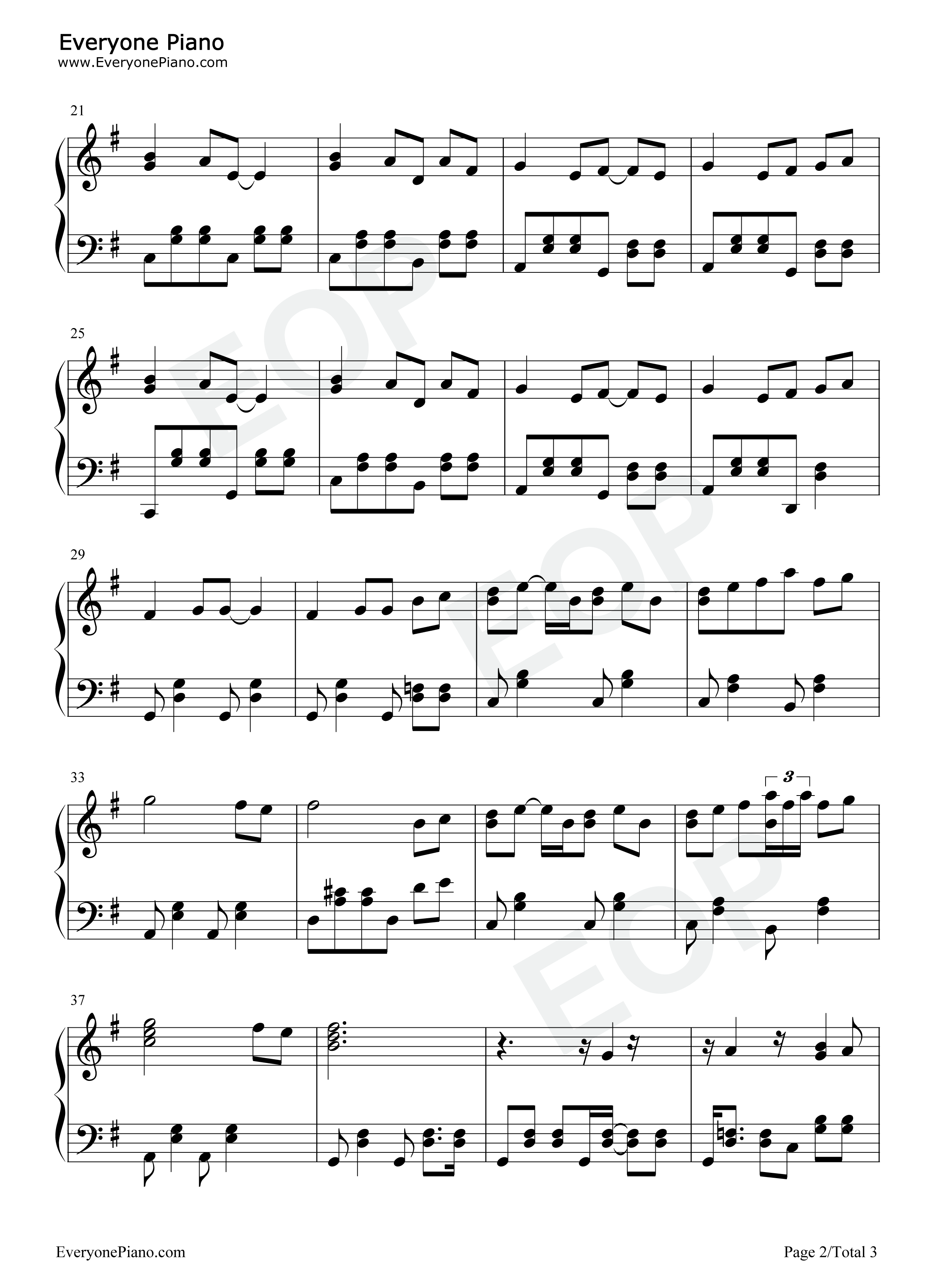 Fish_in_the_Pool钢琴谱_岩井俊二