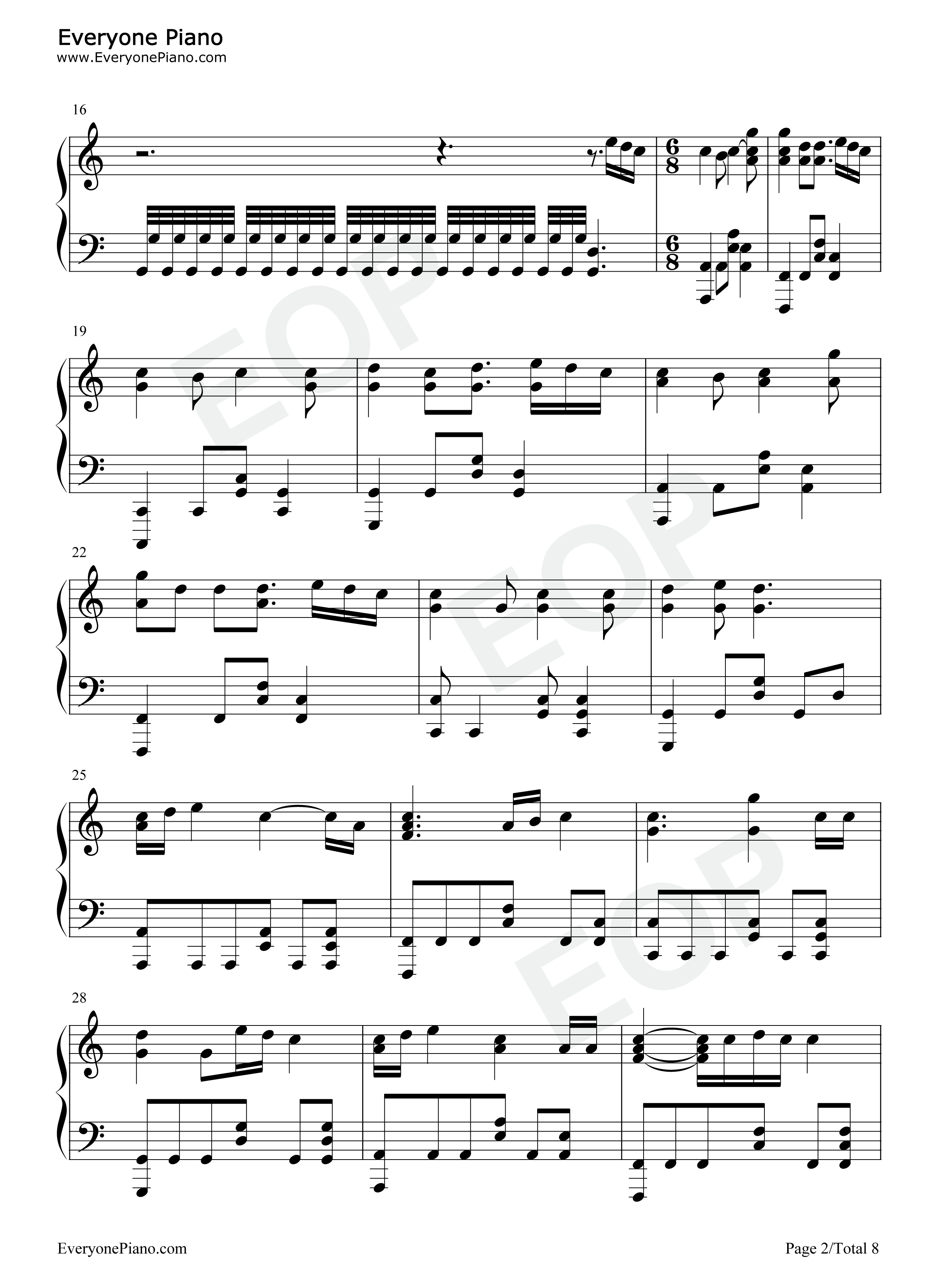 大丈夫钢琴谱_RADWIMPS