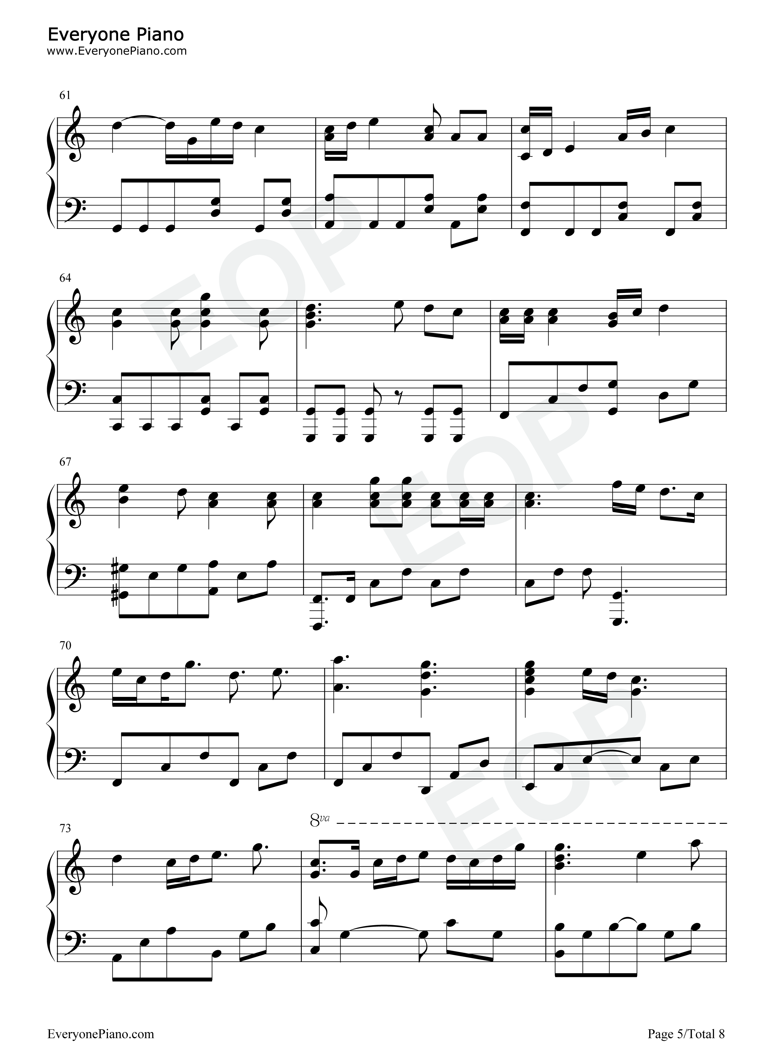 大丈夫钢琴谱_RADWIMPS