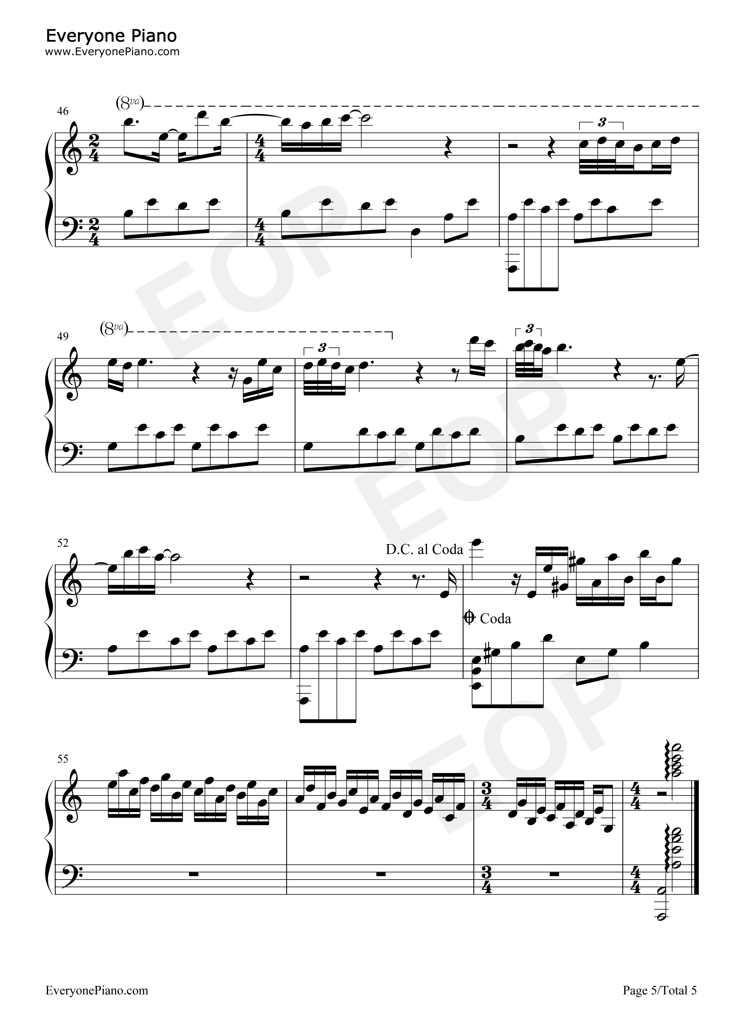 Just_For_You钢琴谱_Giovanni_Marradi