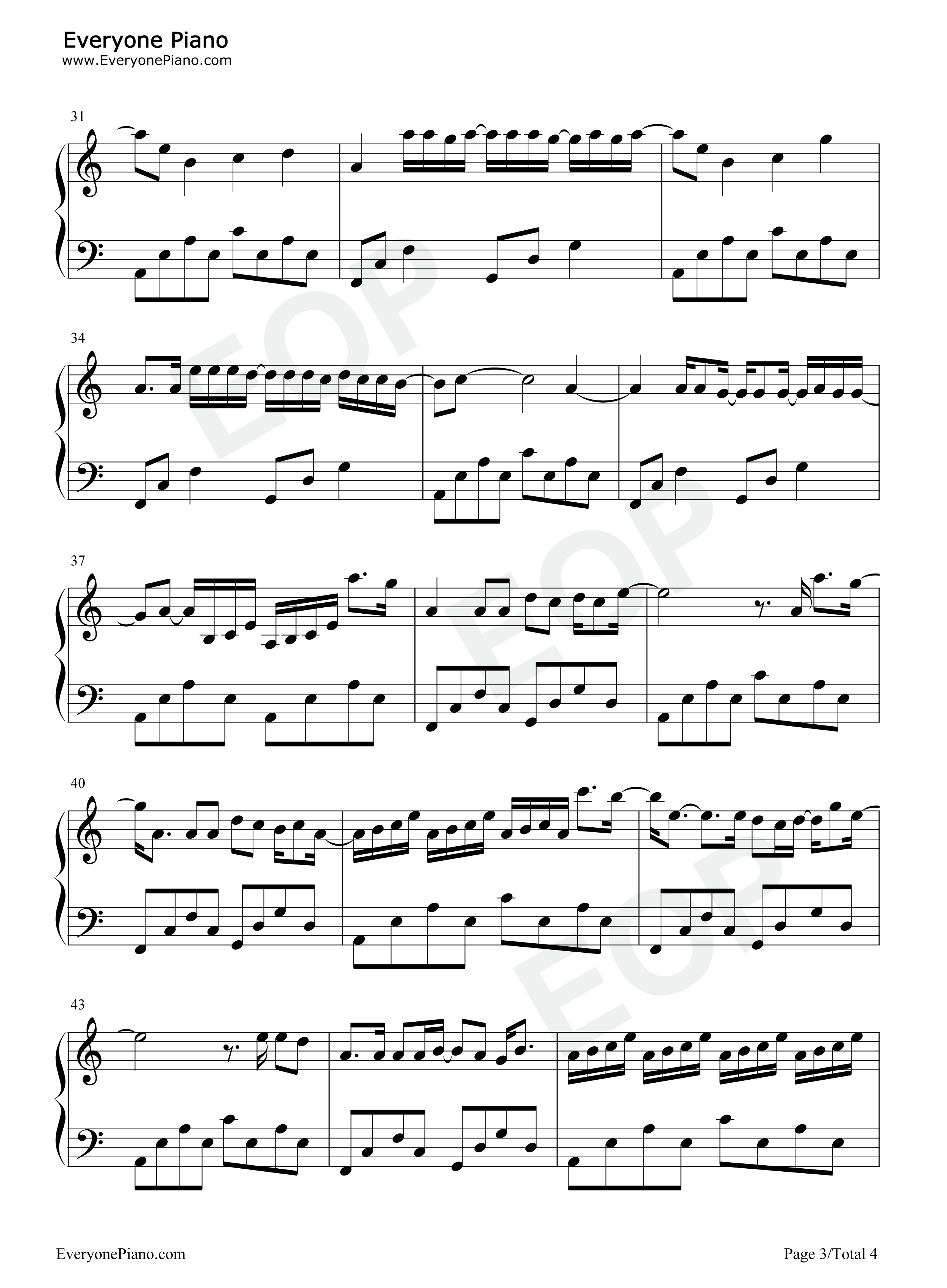 野心钢琴谱_薛之谦