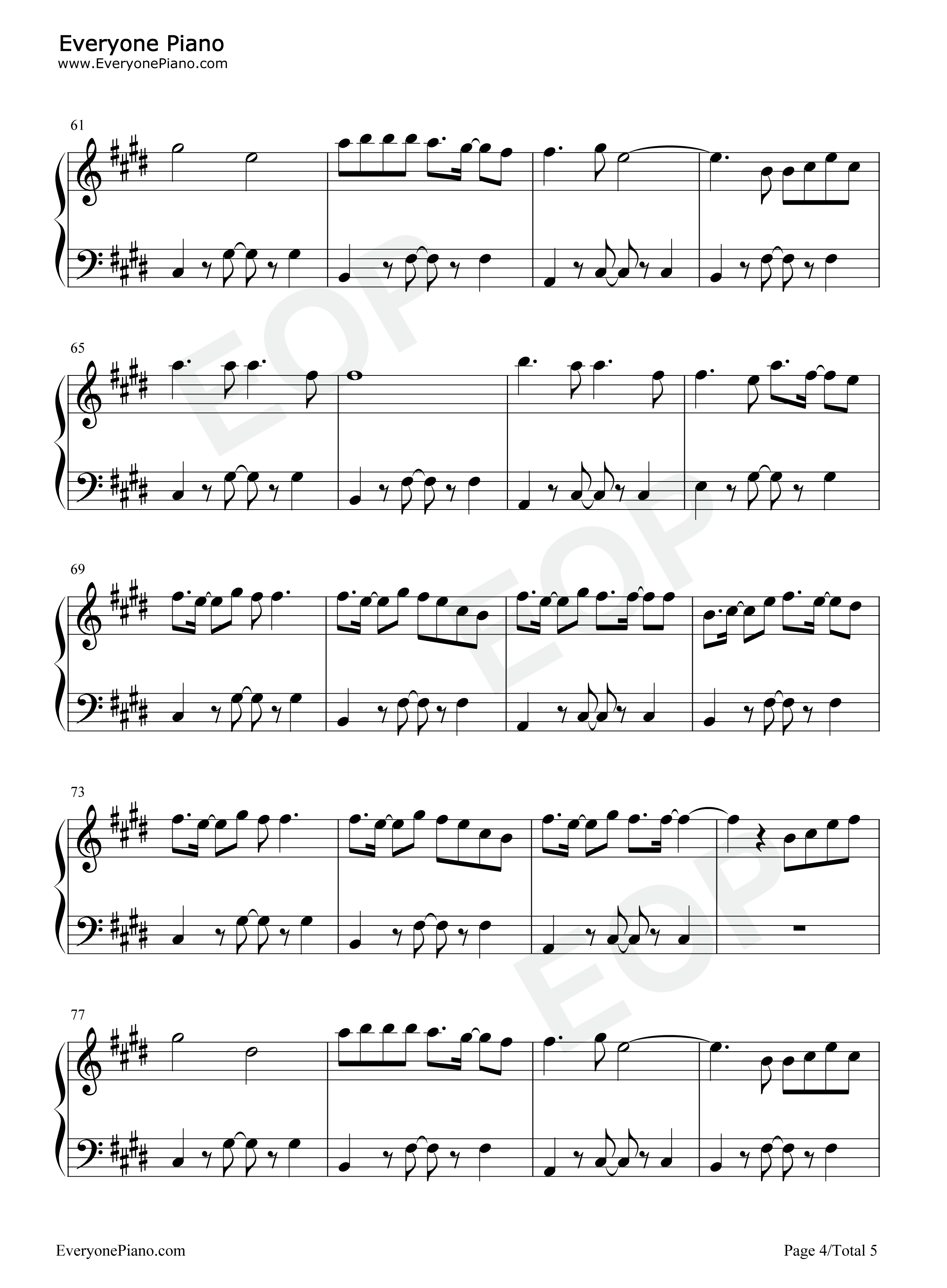 Hold_On钢琴谱_Justin_Bieber