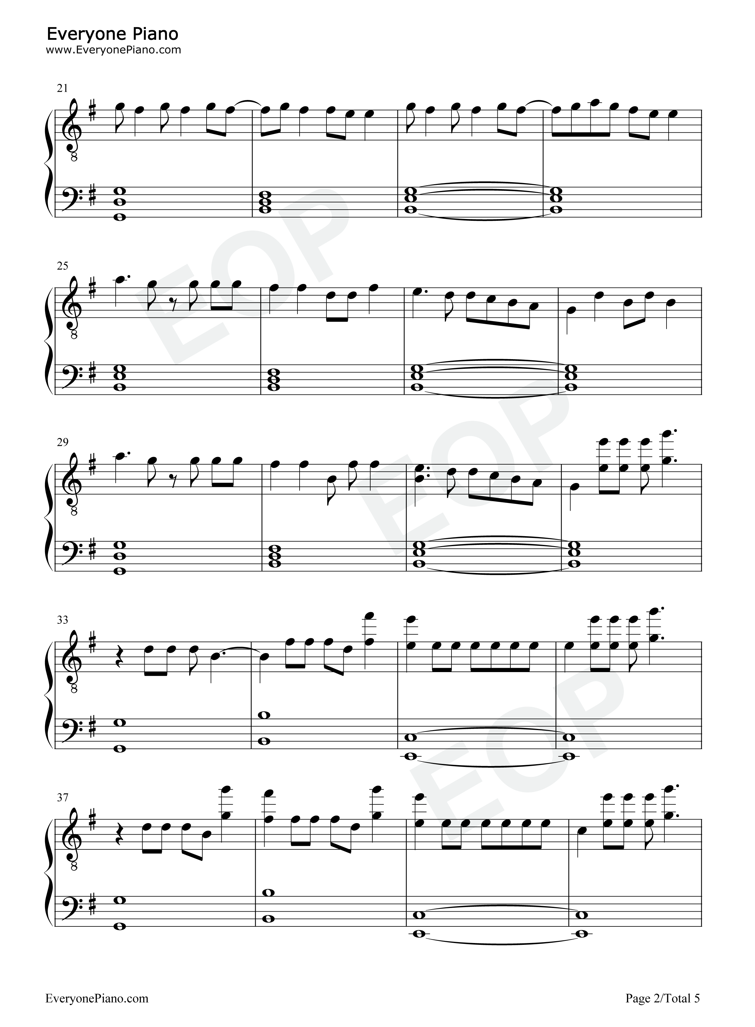 Loser_Lover钢琴谱_TXT