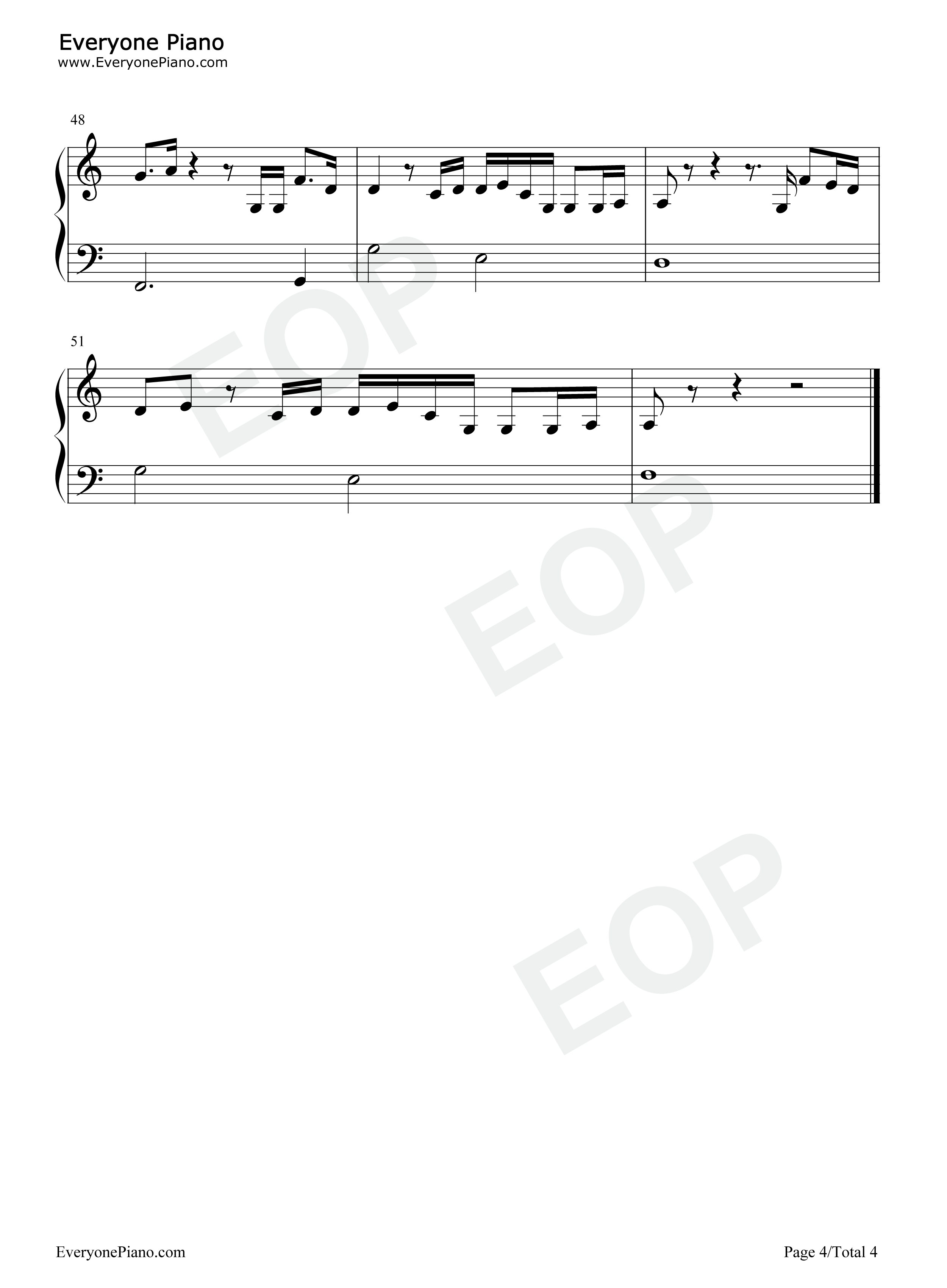 Fake_A_Smile钢琴谱_Alan_Walker_Salem_Ilese