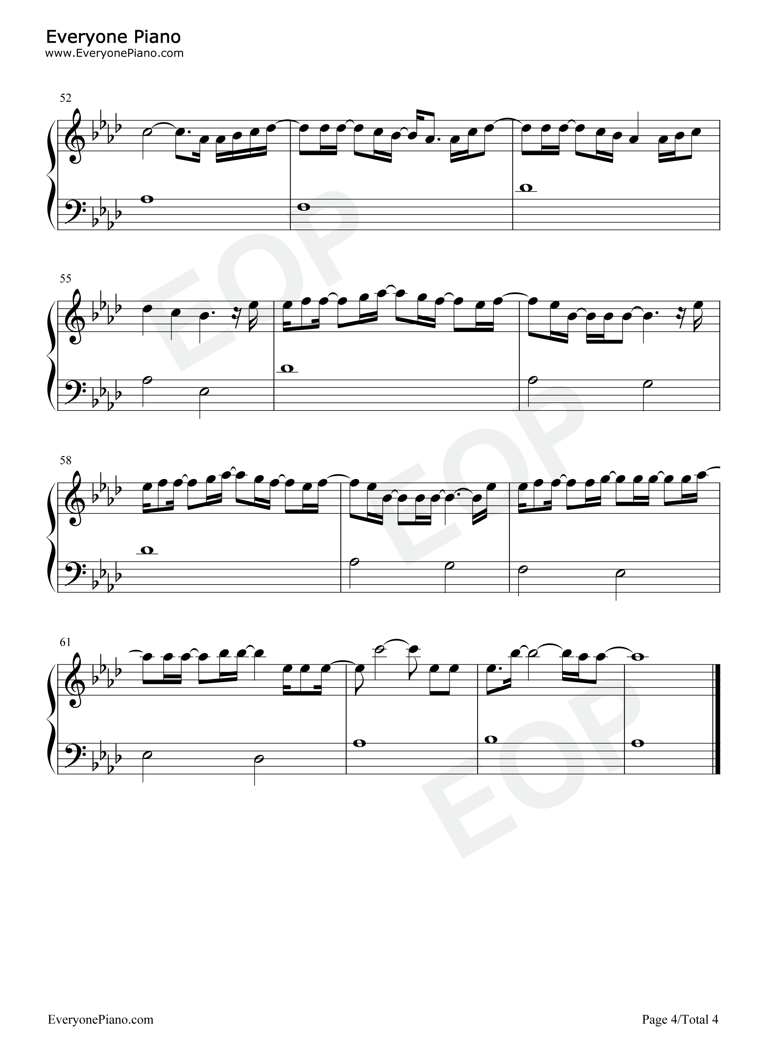 Visiting_Hours钢琴谱_Ed_Sheeran