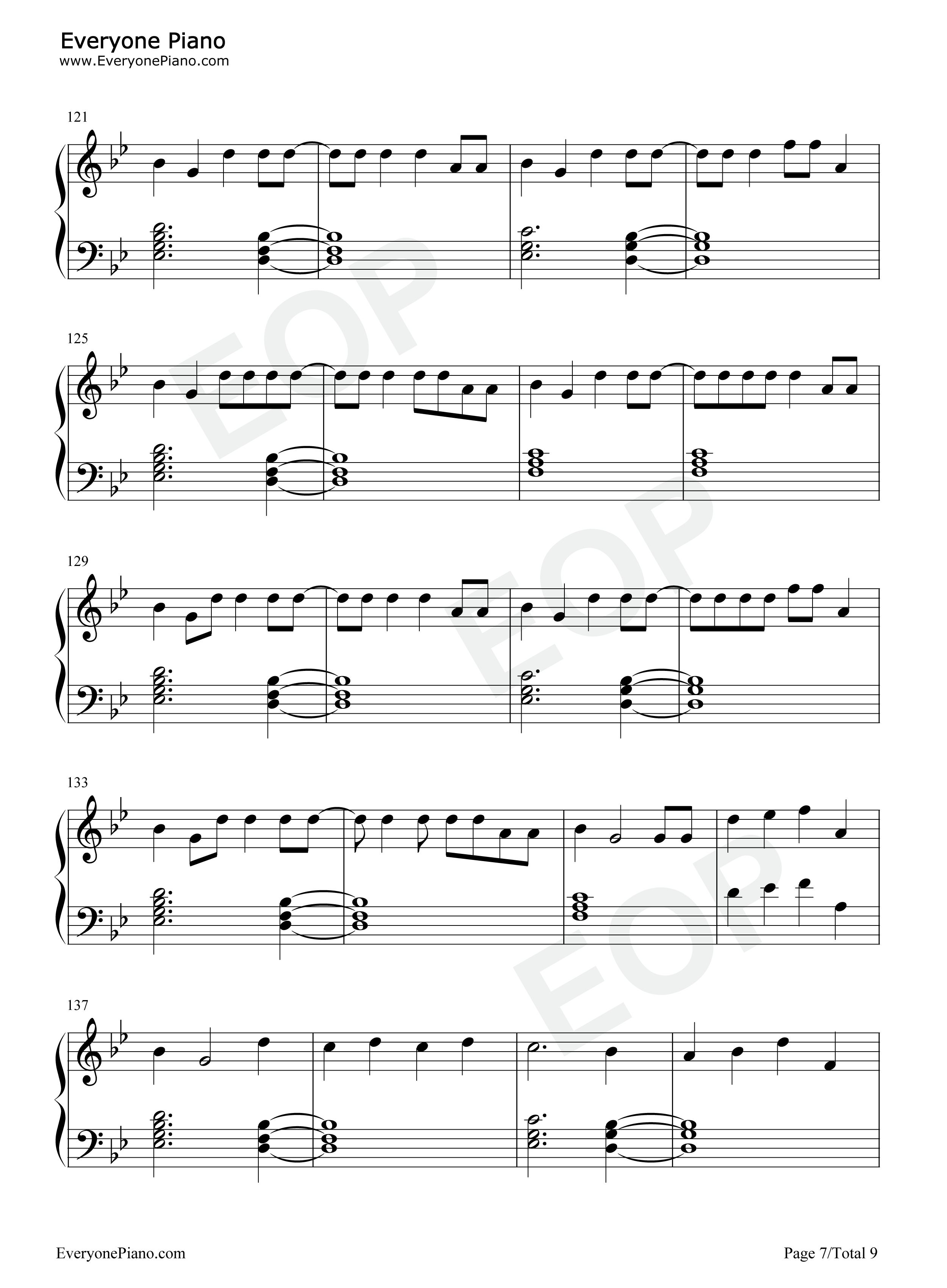 Beautiful_Mistakes钢琴谱_Maroon_5_Megan_Thee_Stallion