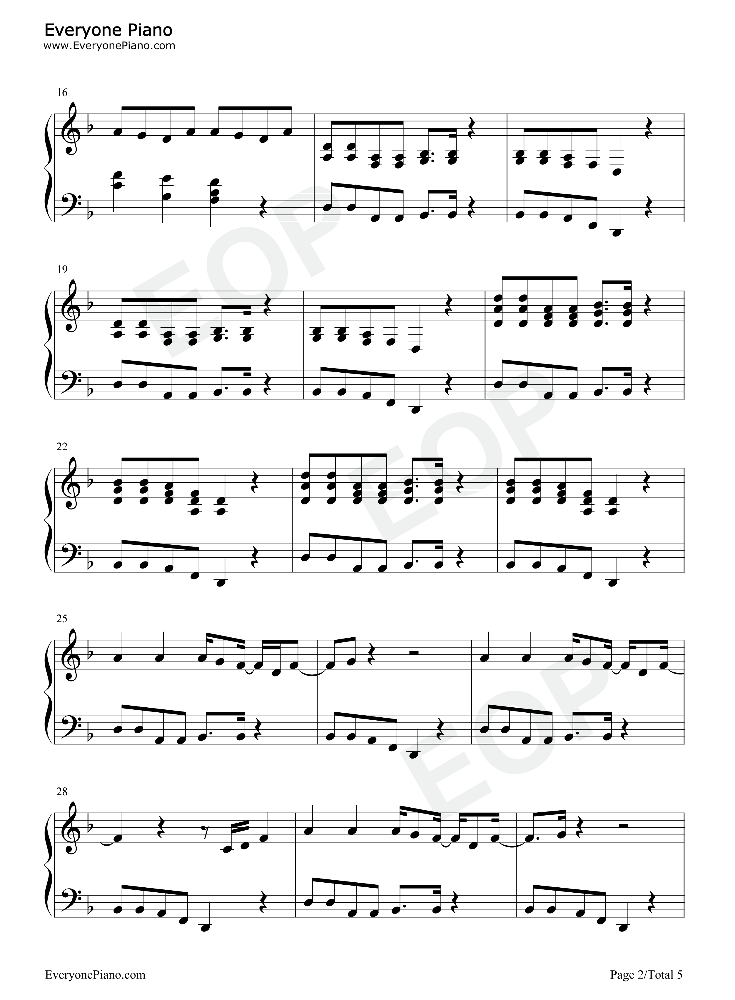 Dont_You_Hold_Me_Down钢琴谱_Alan_Walker_Georgia_Ku