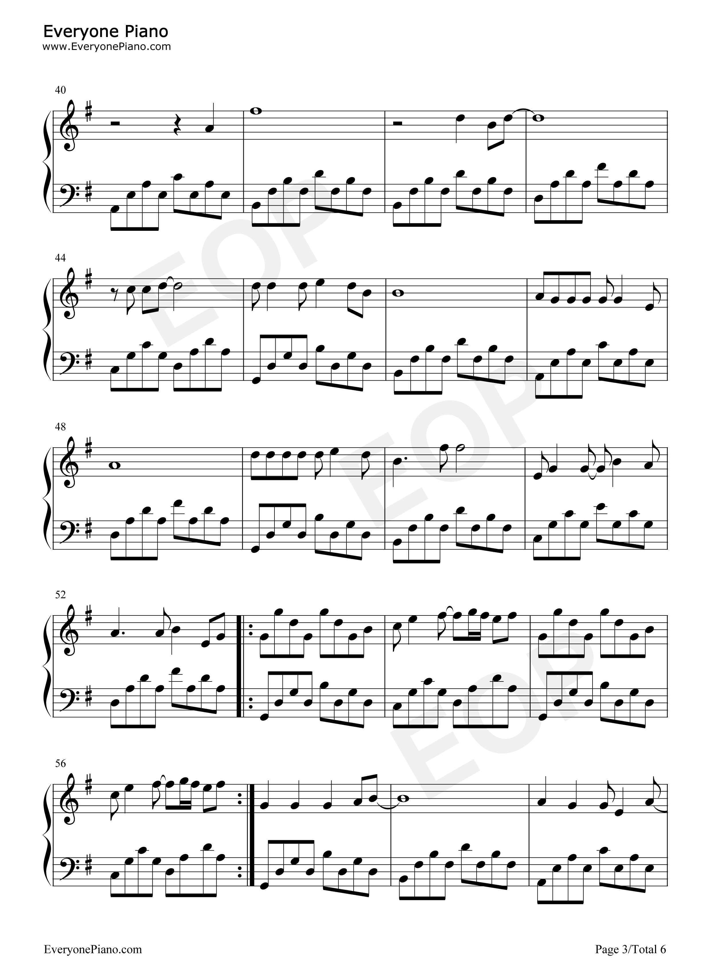 春天花会开钢琴谱_任贤齐