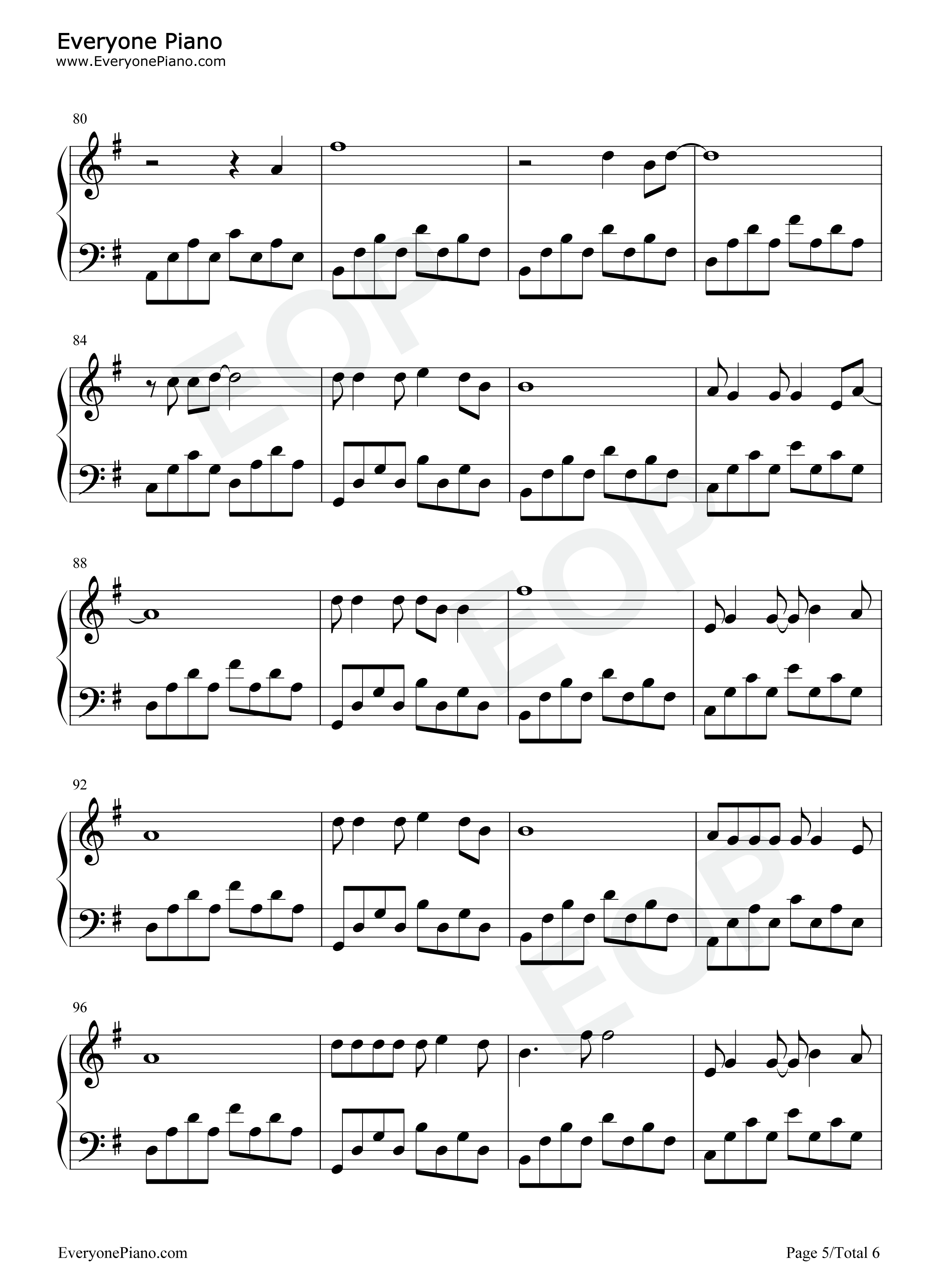 春天花会开钢琴谱_任贤齐