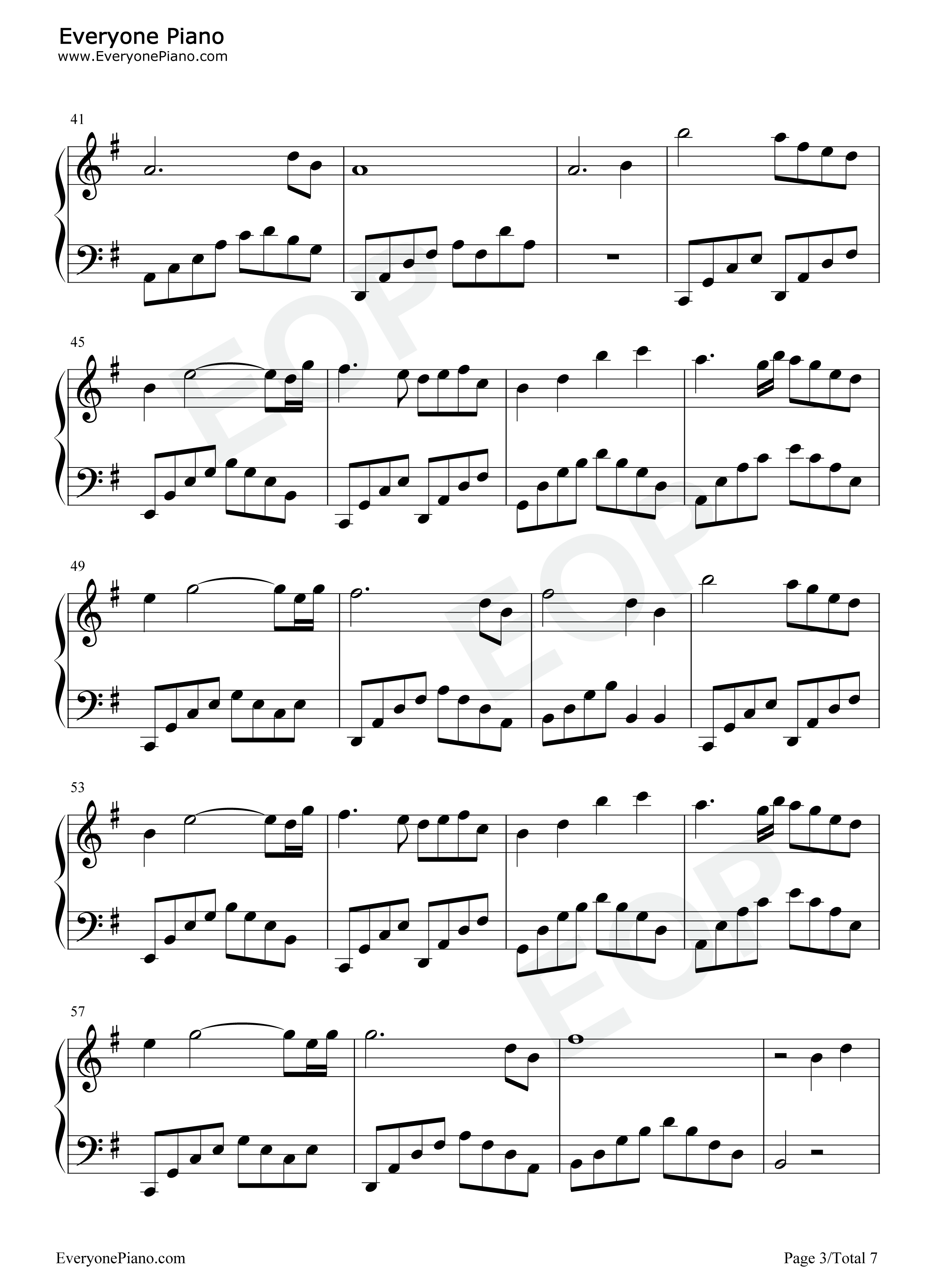 夜莺钢琴谱_雅尼__Yanni