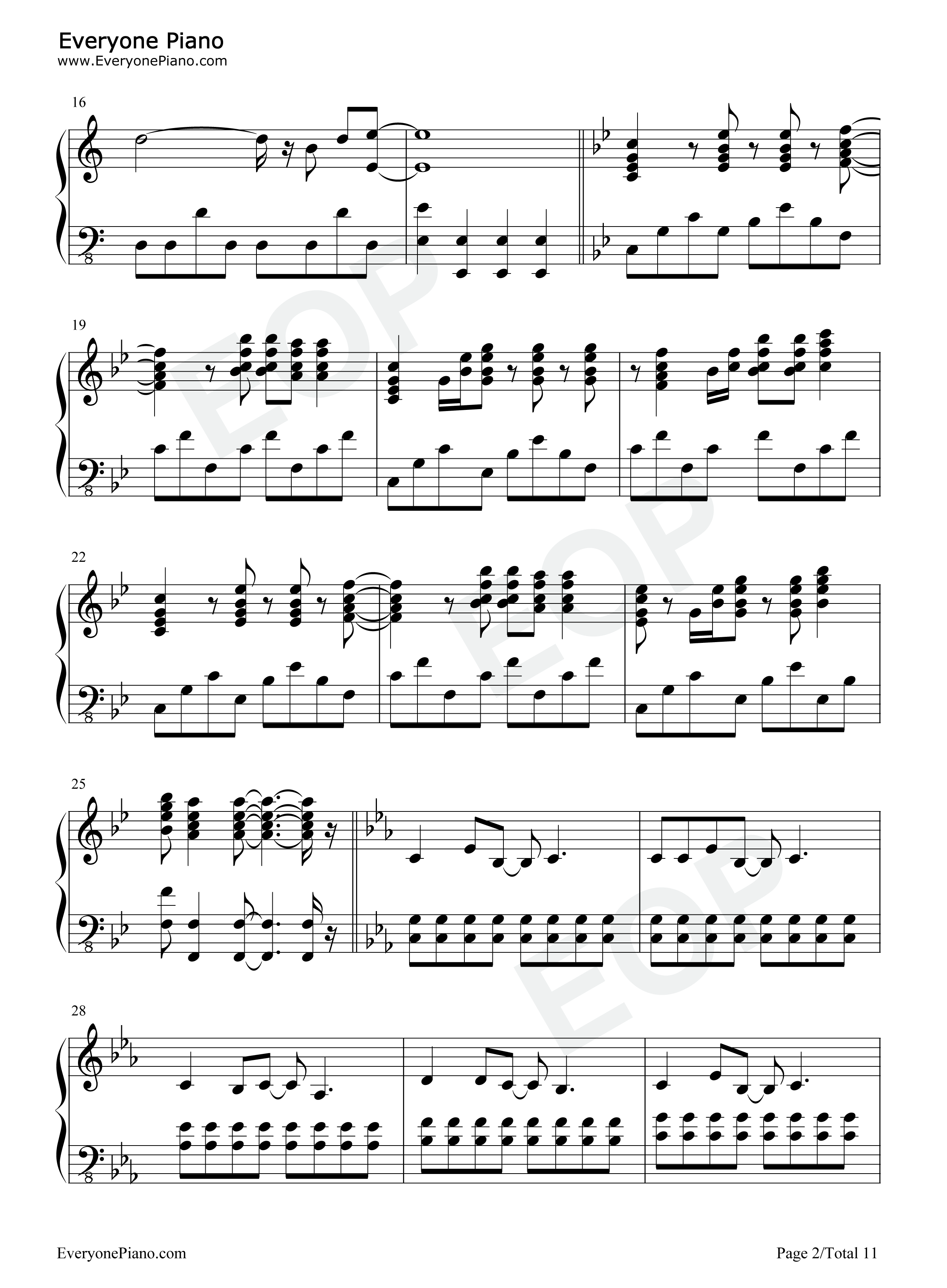 Deja_Vu钢琴谱_Dave_Rodgers