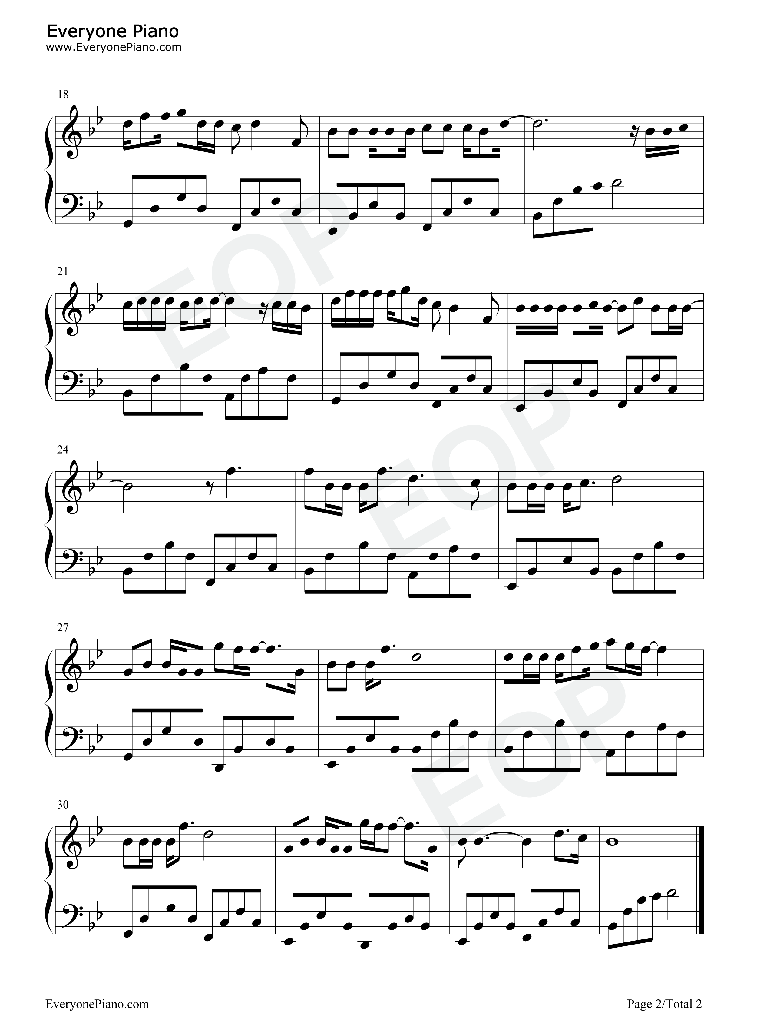 一场游戏一场梦钢琴谱_王杰