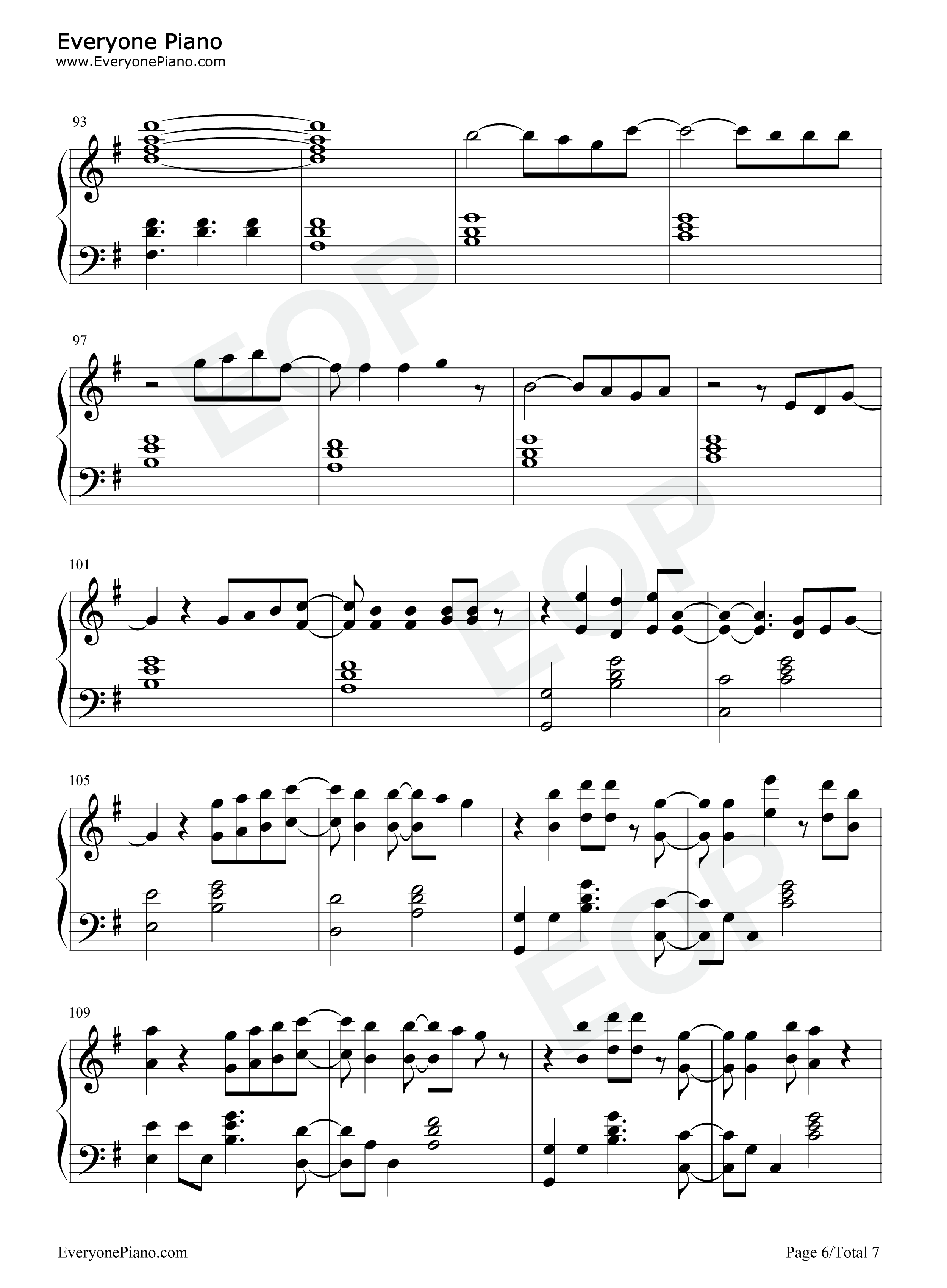 Million_To_One钢琴谱_Camila_Cabello