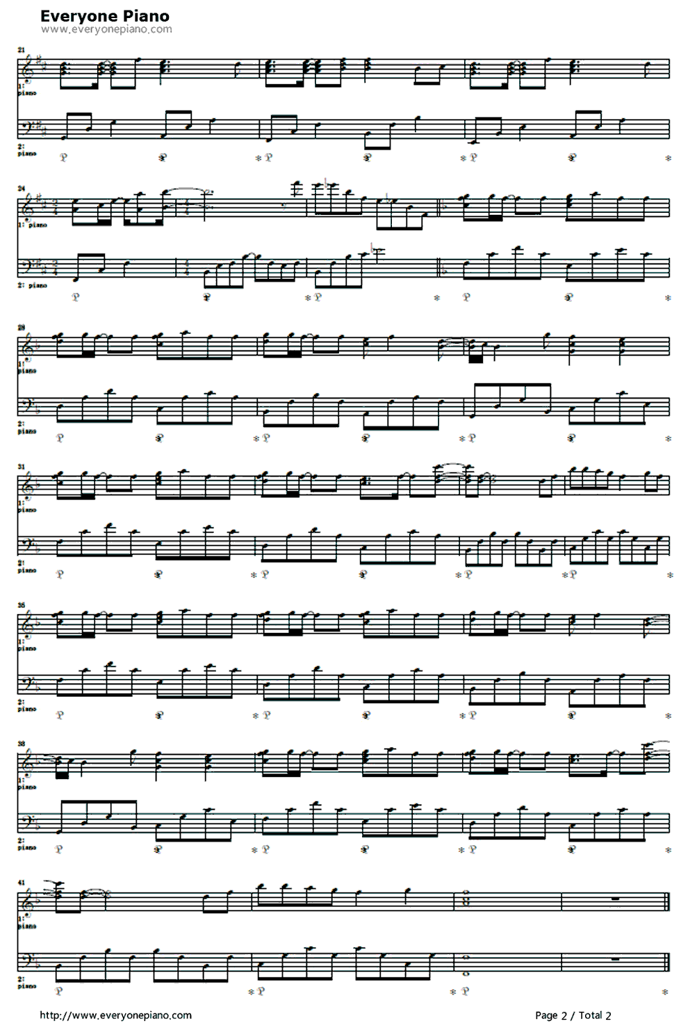 それでも明日はやってくる钢琴谱_铃木结女