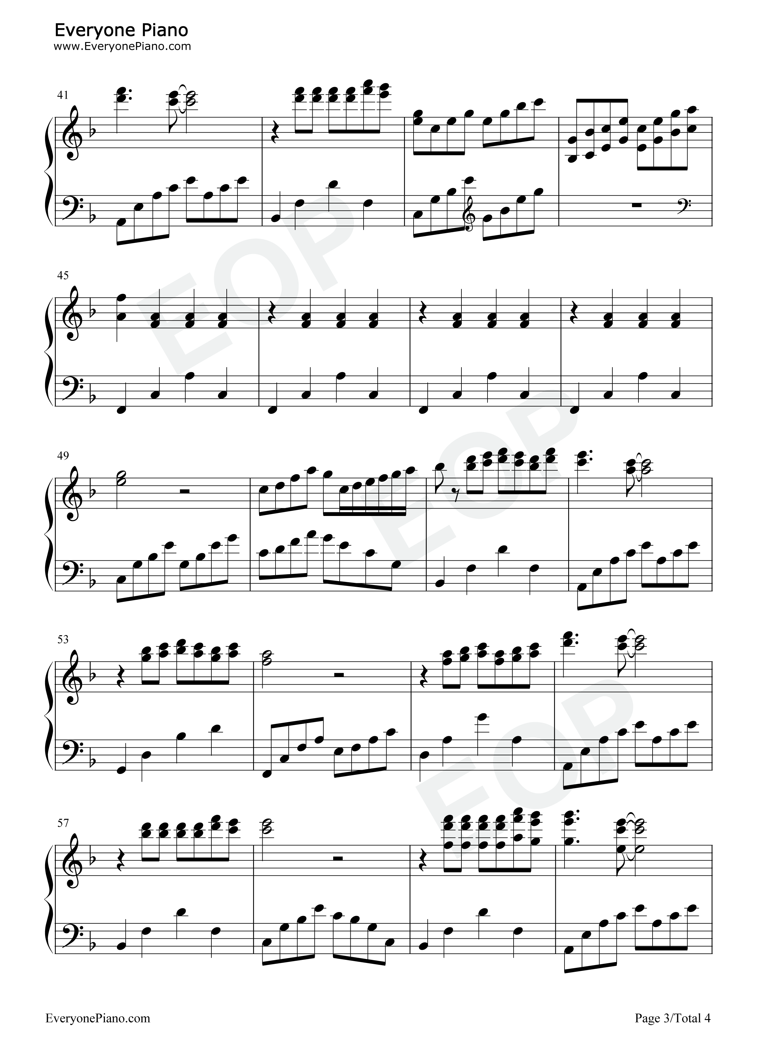 日薄西山情依依钢琴谱_理查德·克莱德曼__Richard_Clayderman