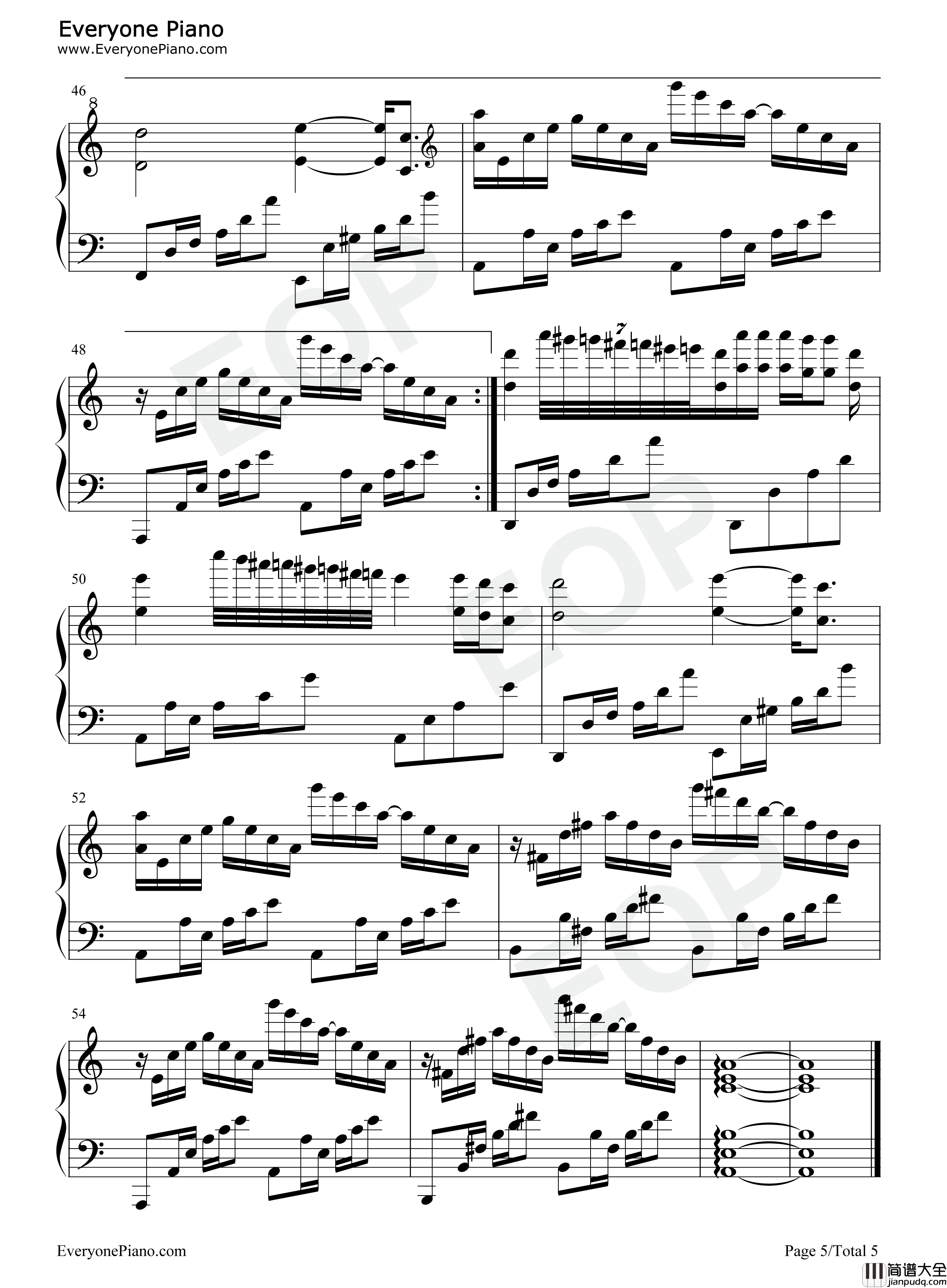 漫步人生路钢琴谱_邓丽君