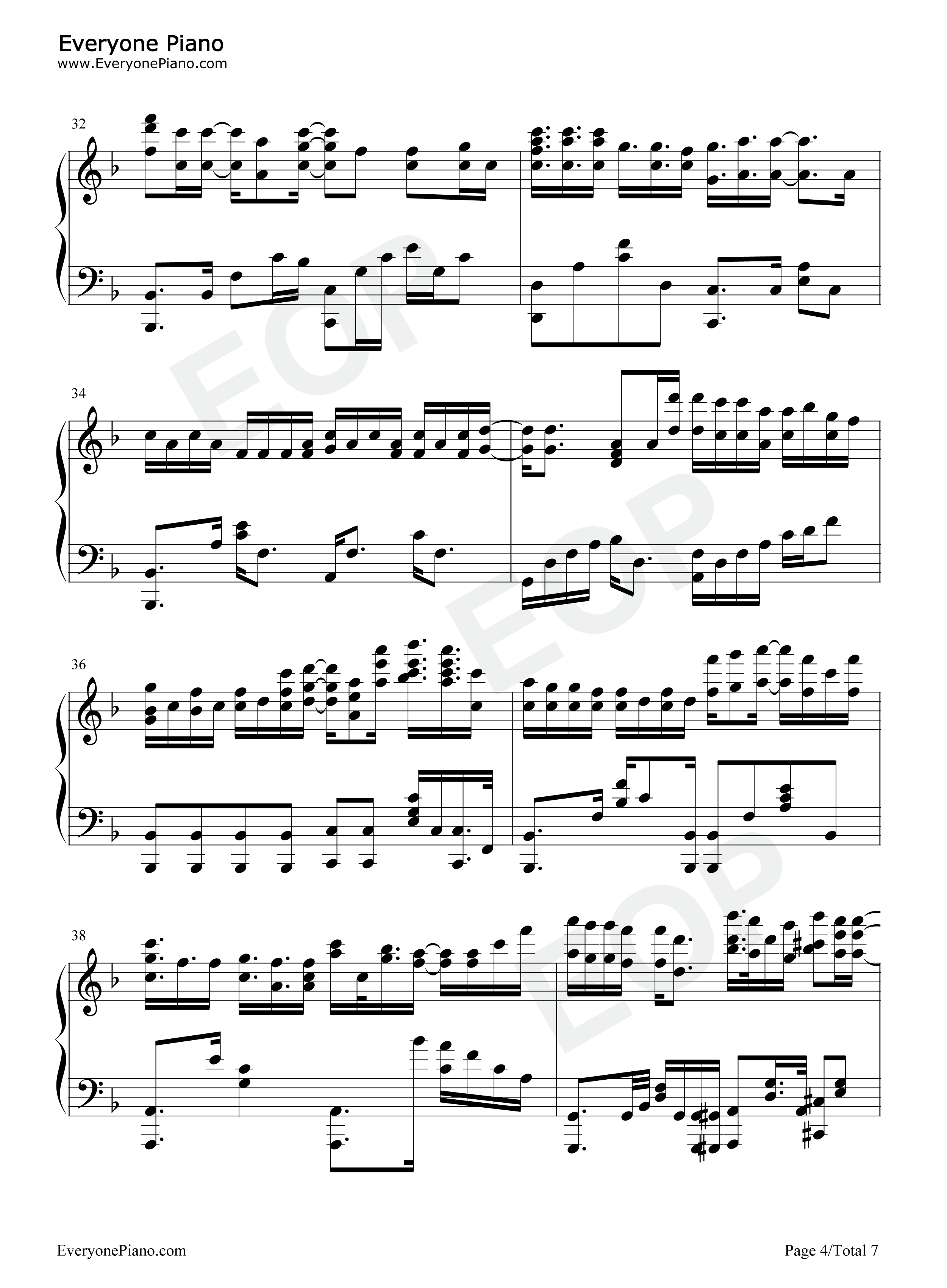 哪里都是你钢琴谱_队长