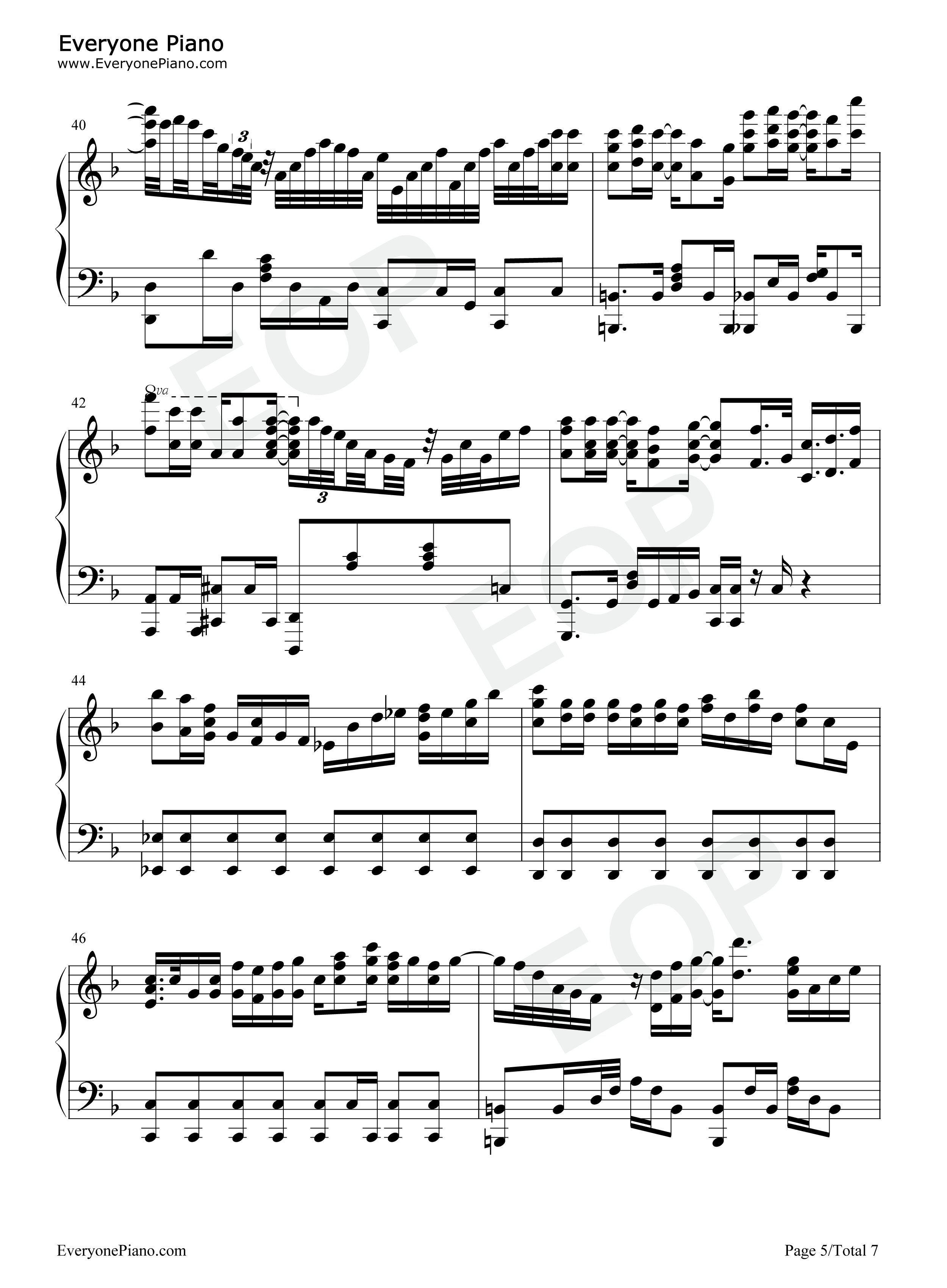 哪里都是你钢琴谱_队长