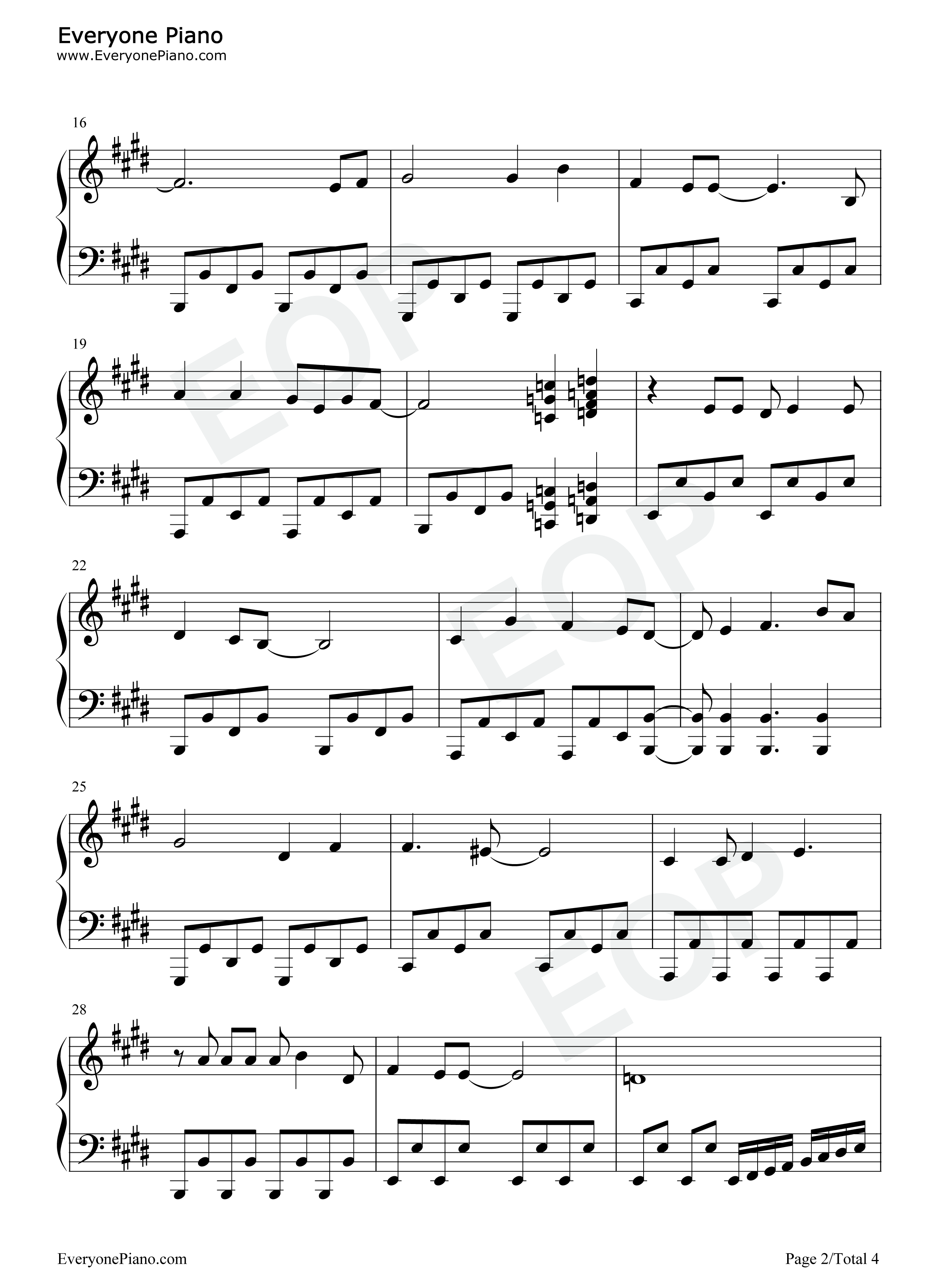 星くず☆うぃっちメルル钢琴谱_田村ゆかり