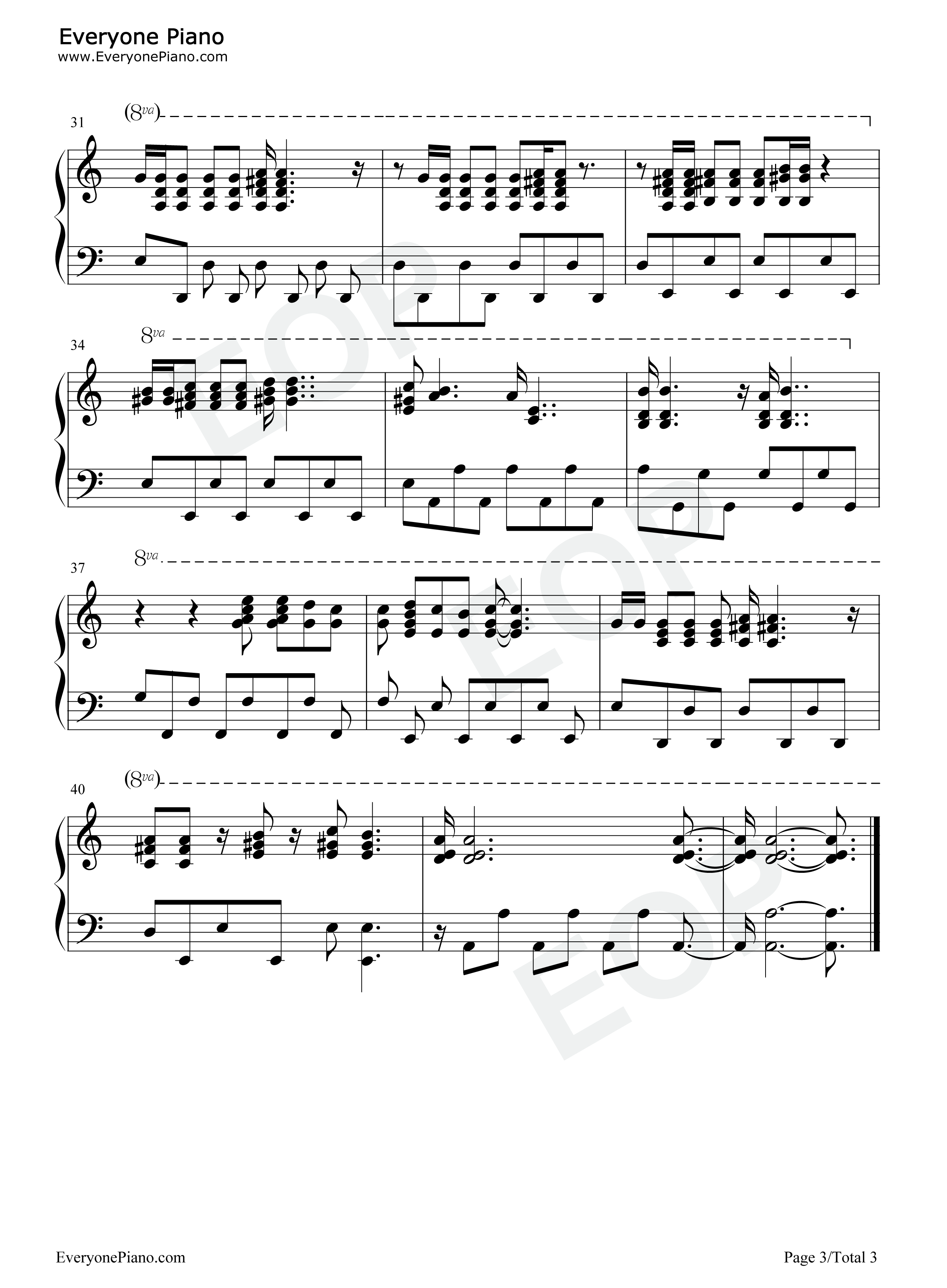 高鸣る钢琴谱_藤田麻衣子