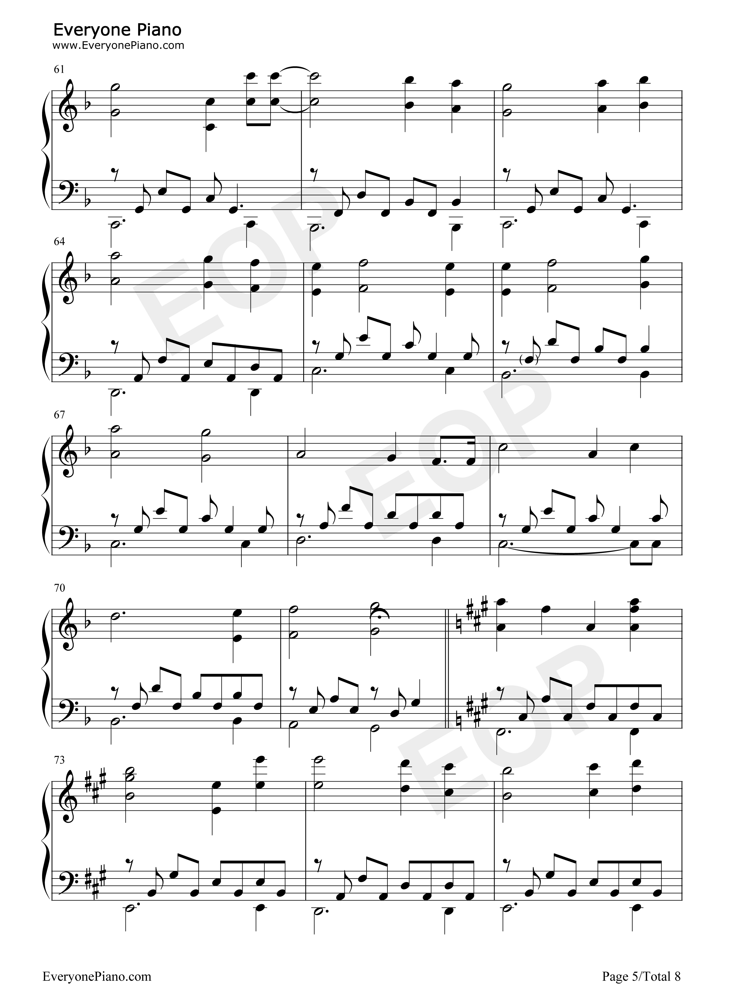 The_Portrait钢琴谱_James_Horner