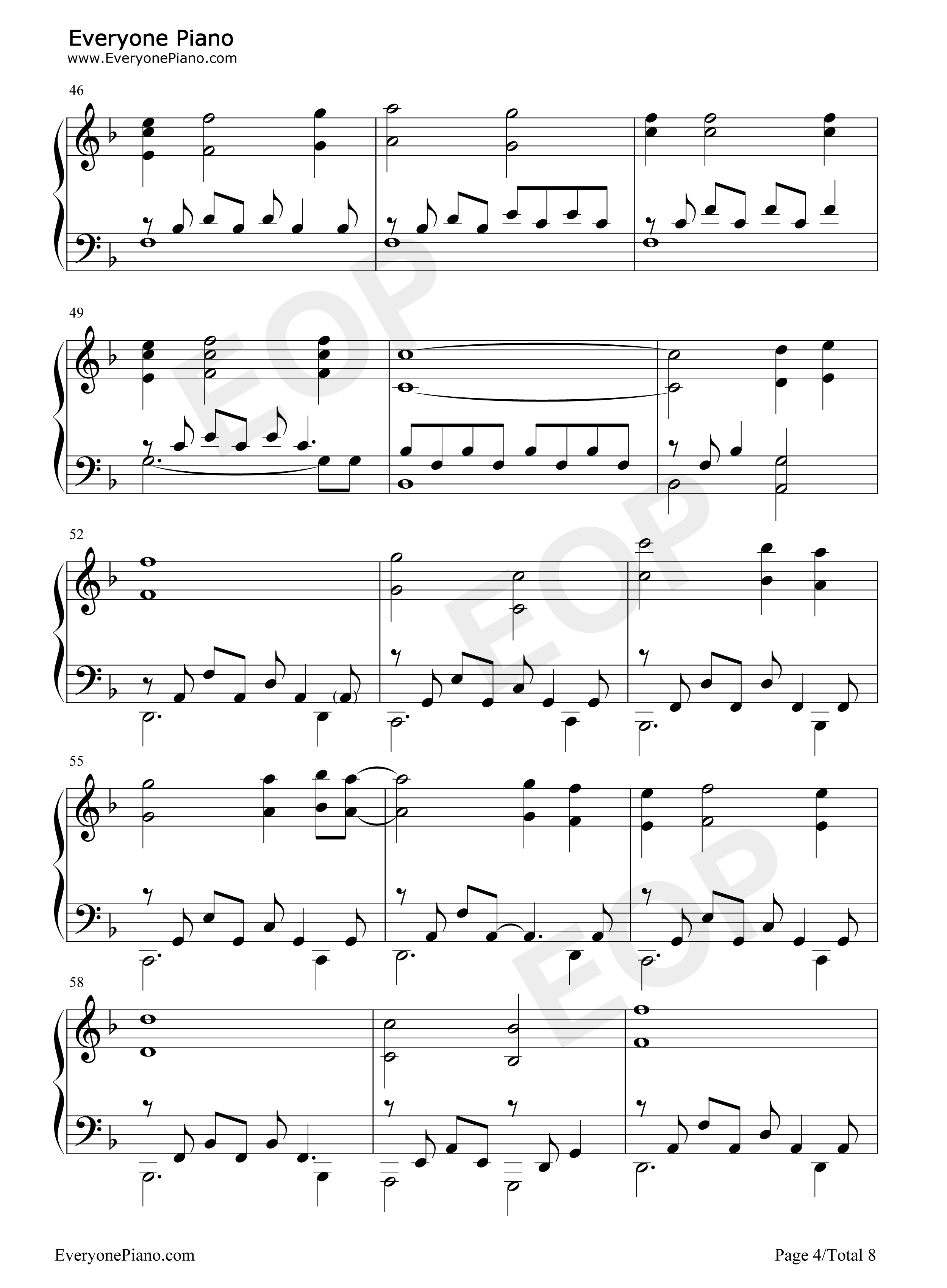 The_Portrait钢琴谱_James_Horner