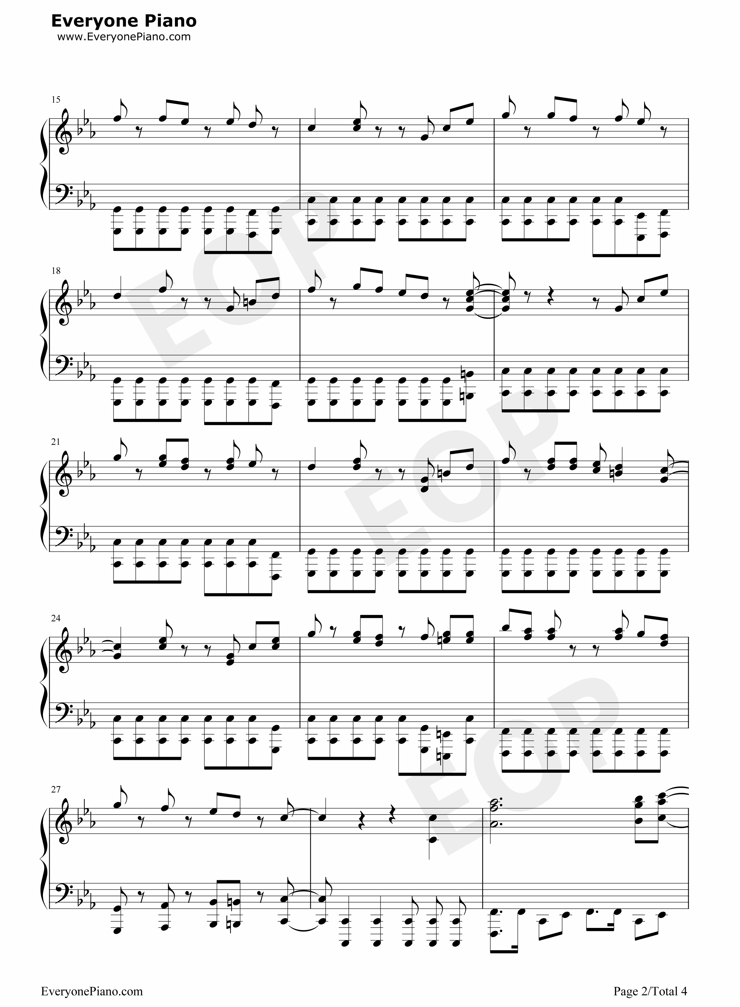 月光传说钢琴谱_小诸鉄矢__Tetsuya_Komoro