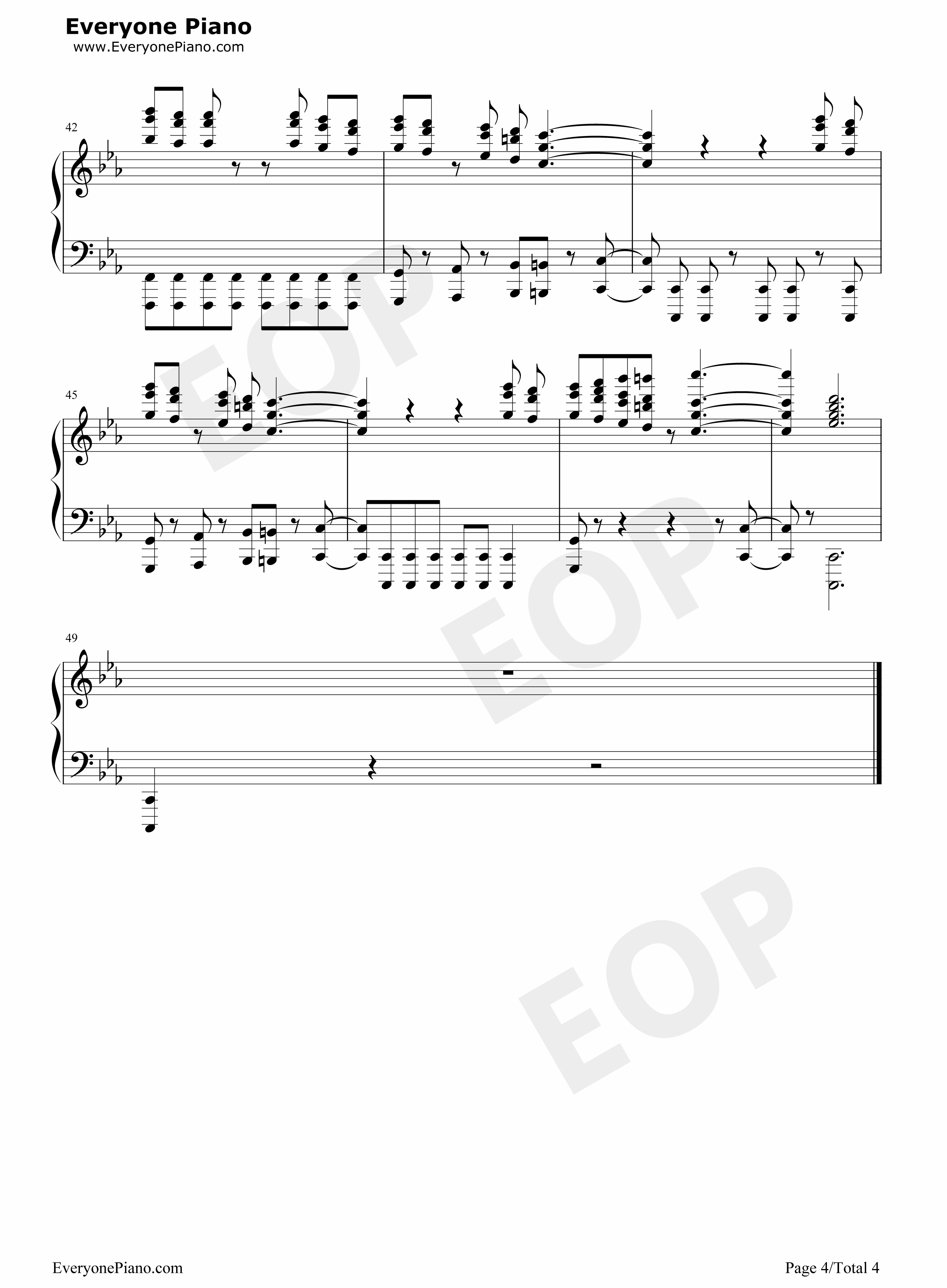 月光传说钢琴谱_小诸鉄矢__Tetsuya_Komoro