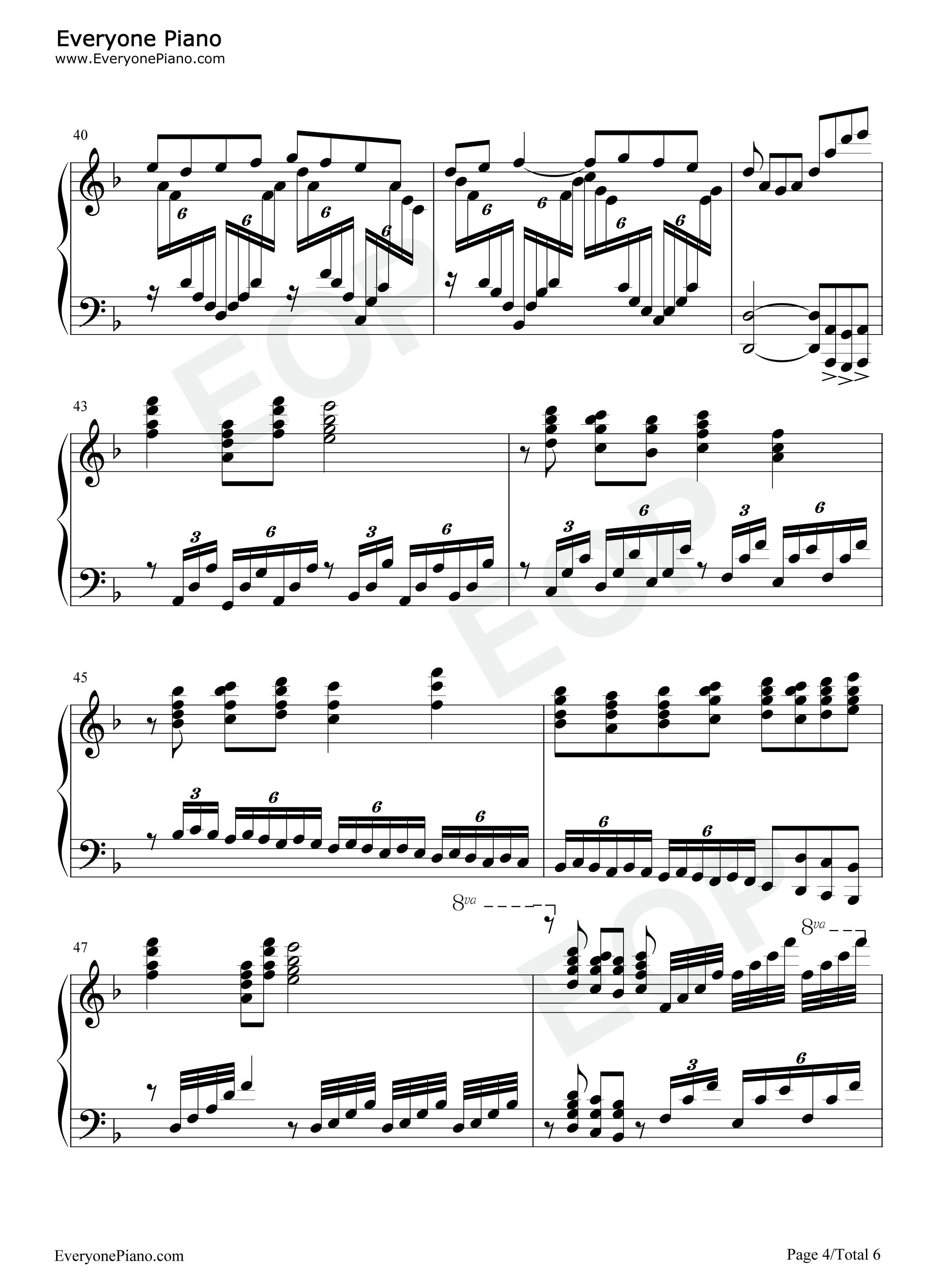 The_Other_Promise钢琴谱_王国之心