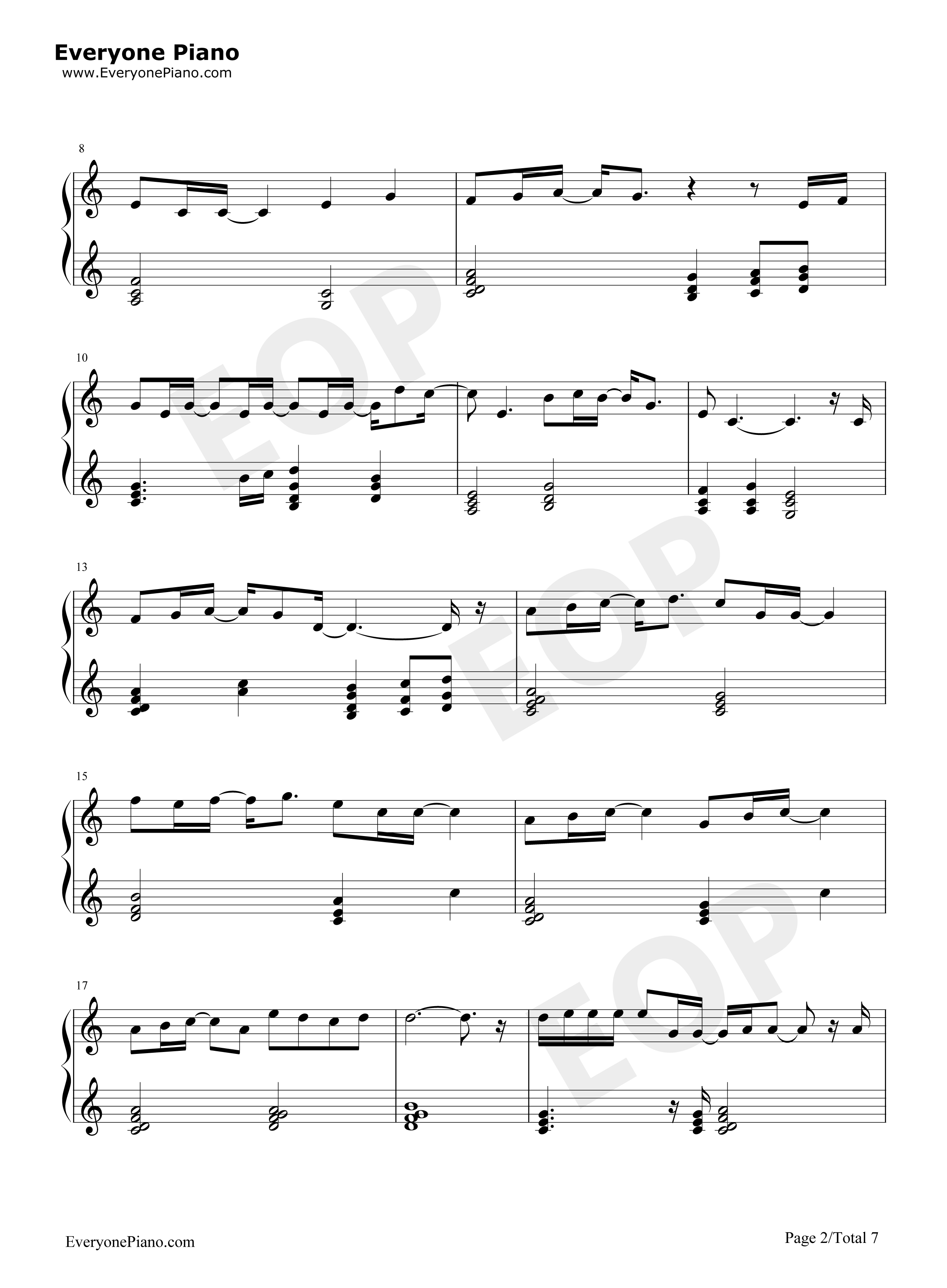 此情永不移（nothing_is_gonna_change_my_love_for_you钢琴谱_George_Benson__方大同